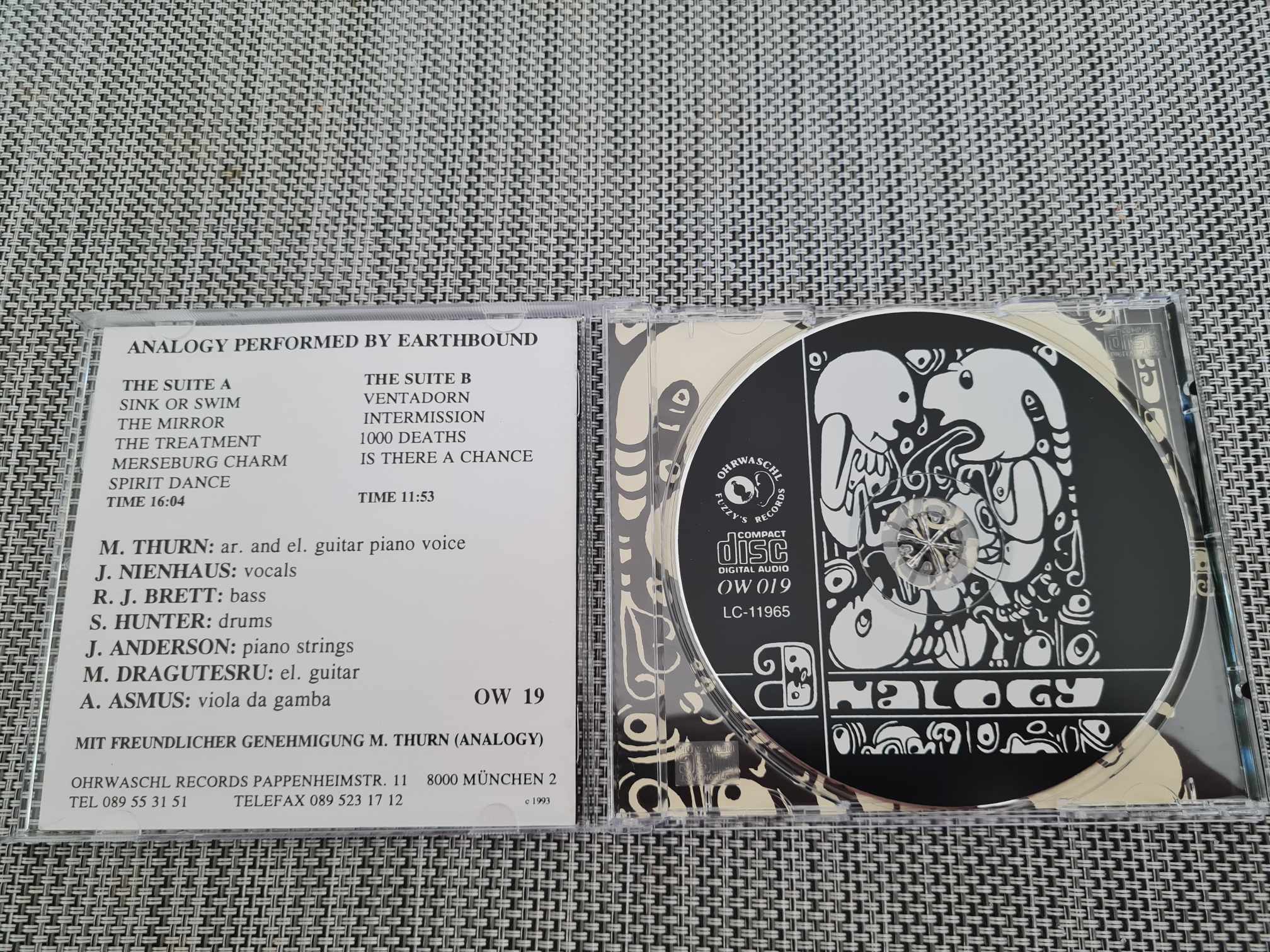 Analogy "The Suite" CD 1980 Krautrock