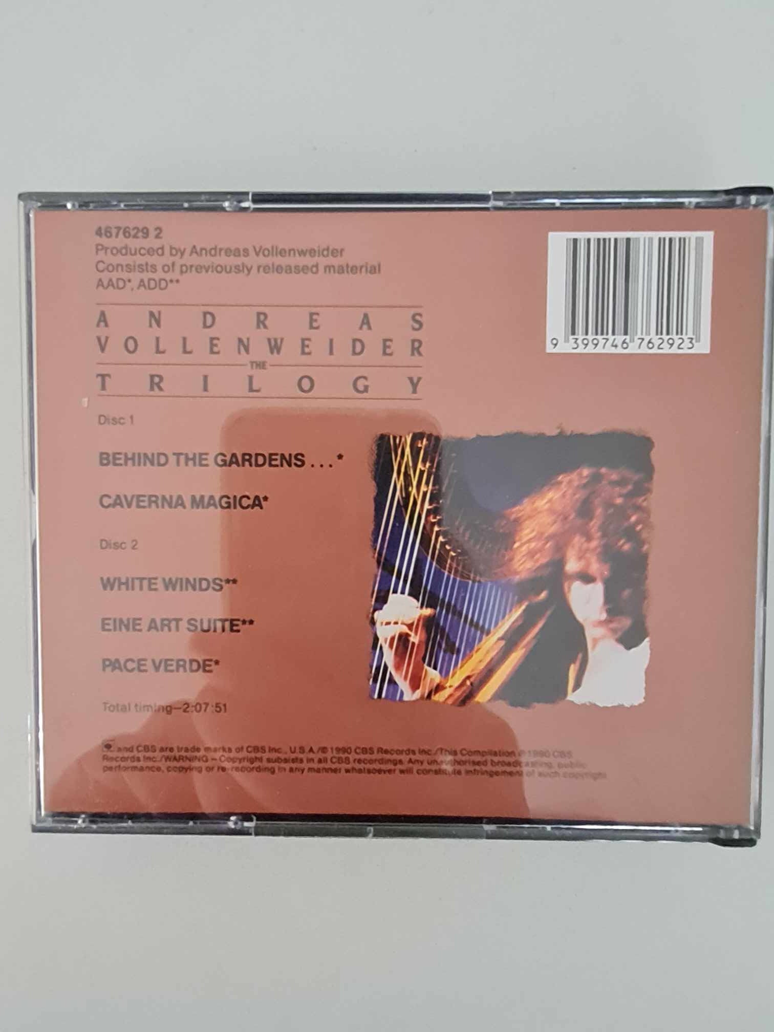 Andreas Vollenweider "Trilogy" 2CD Box Set 1990 New Age
