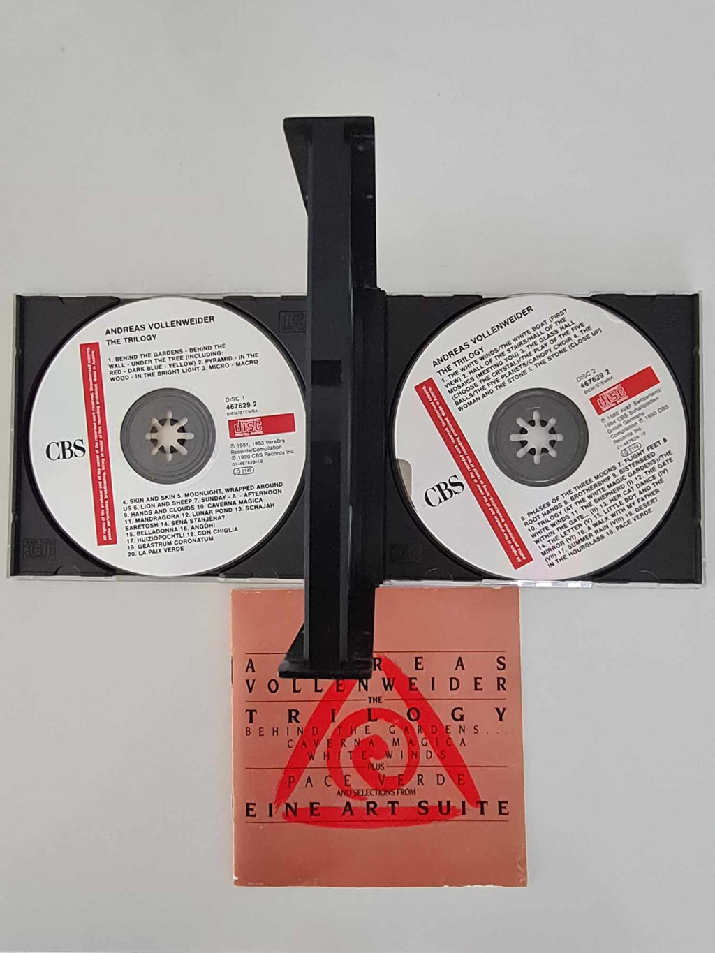 Andreas Vollenweider "Trilogy" 2CD Box Set 1990 New Age