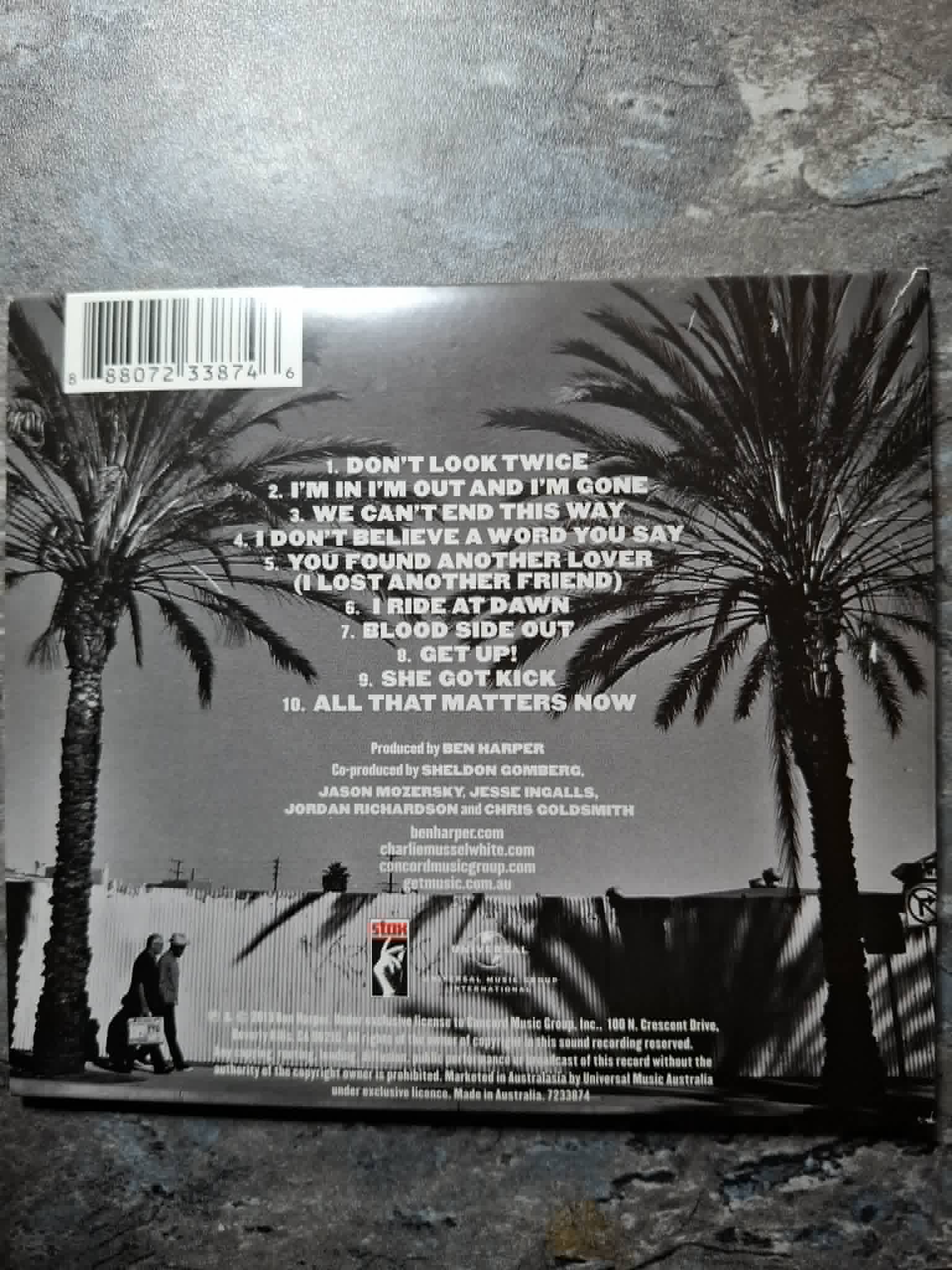 Ben Harper & Charlie Musselwhite "Get Up" CD 2013