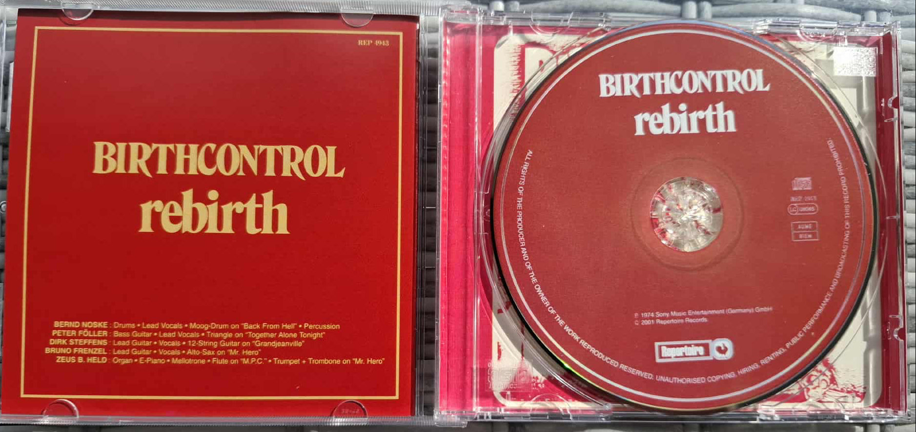 Birth Control "Rebirth" CD 1974 Krautrock