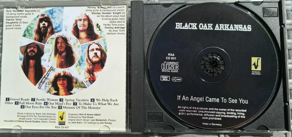 Black Oak Arkansas "If An Angel Came" CD 1972 Hard Rock