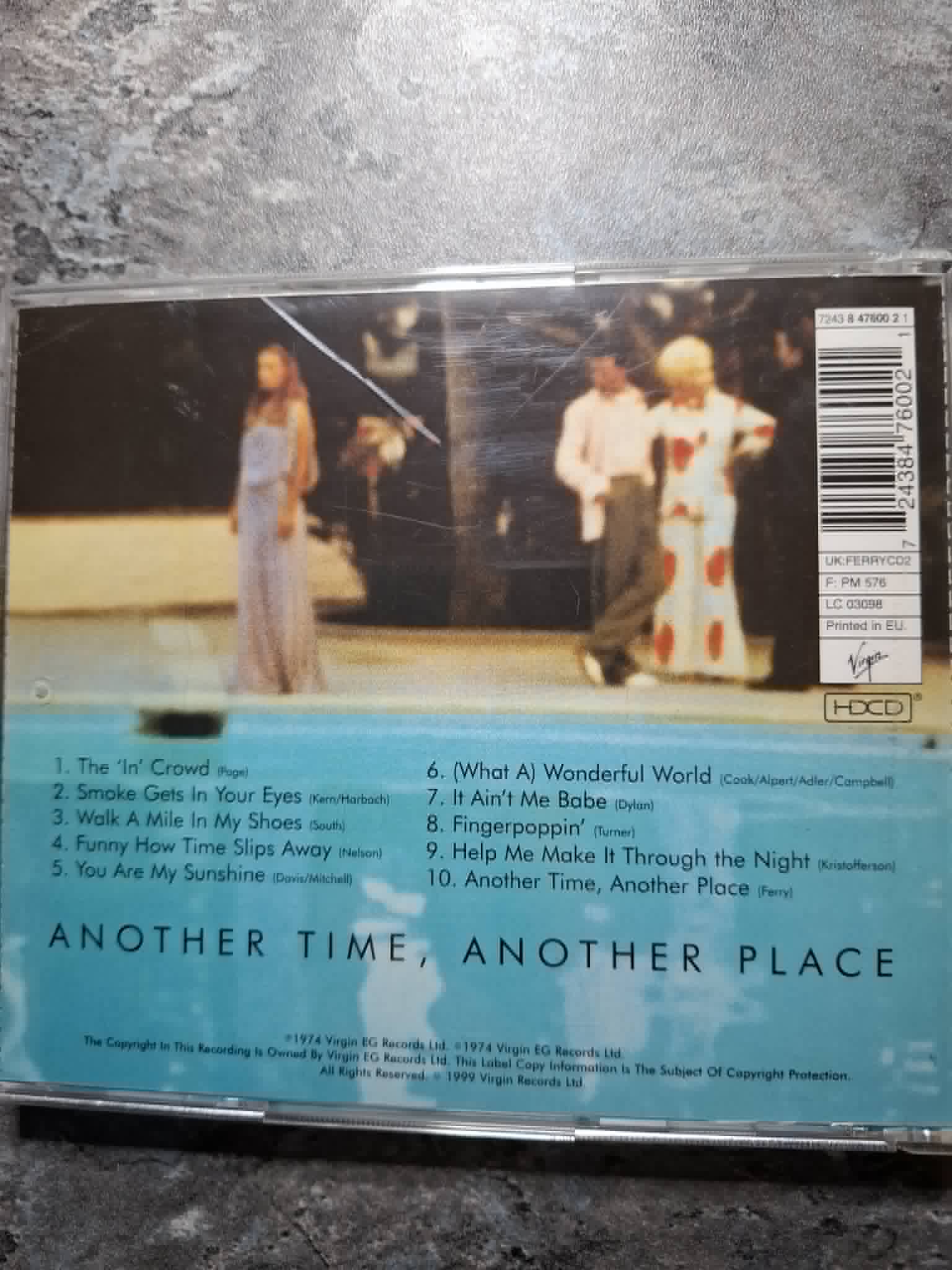 Bryan Ferry "Another Time Another Place" CD 1974 Roxy Music