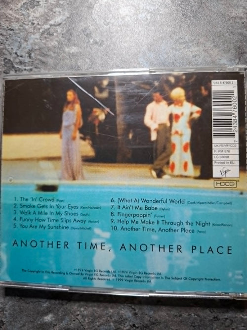 Bryan Ferry "Another Time Another Place" CD 1974 Roxy Music