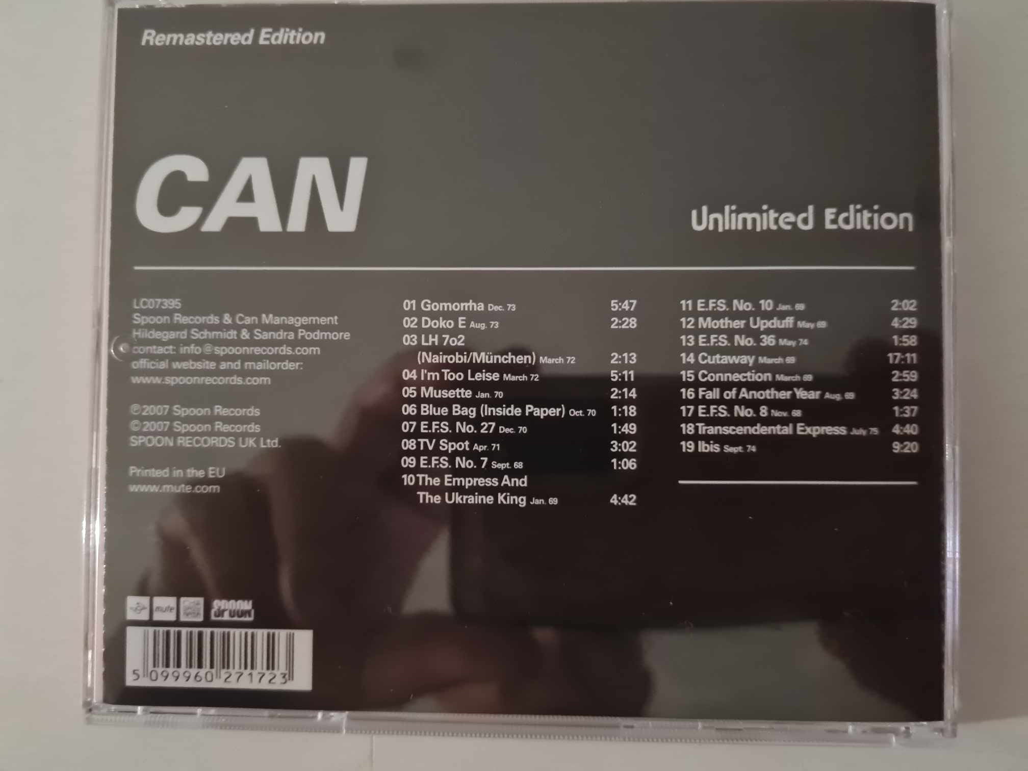 Can "Unlimited Edition" CD (70's Krautrock)