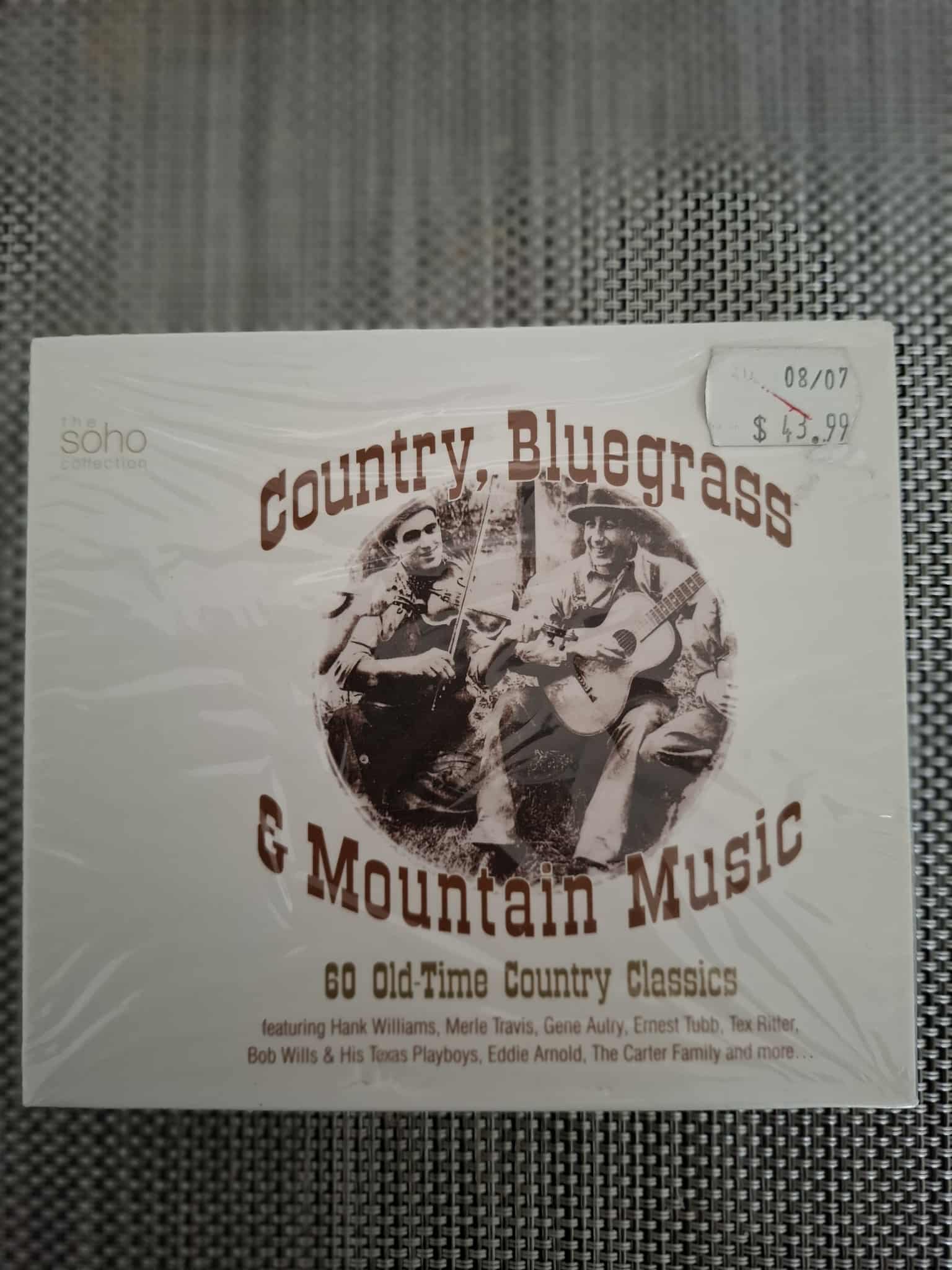 Country, Bluegrass and Mountain Music (3CD Box Set) NEW