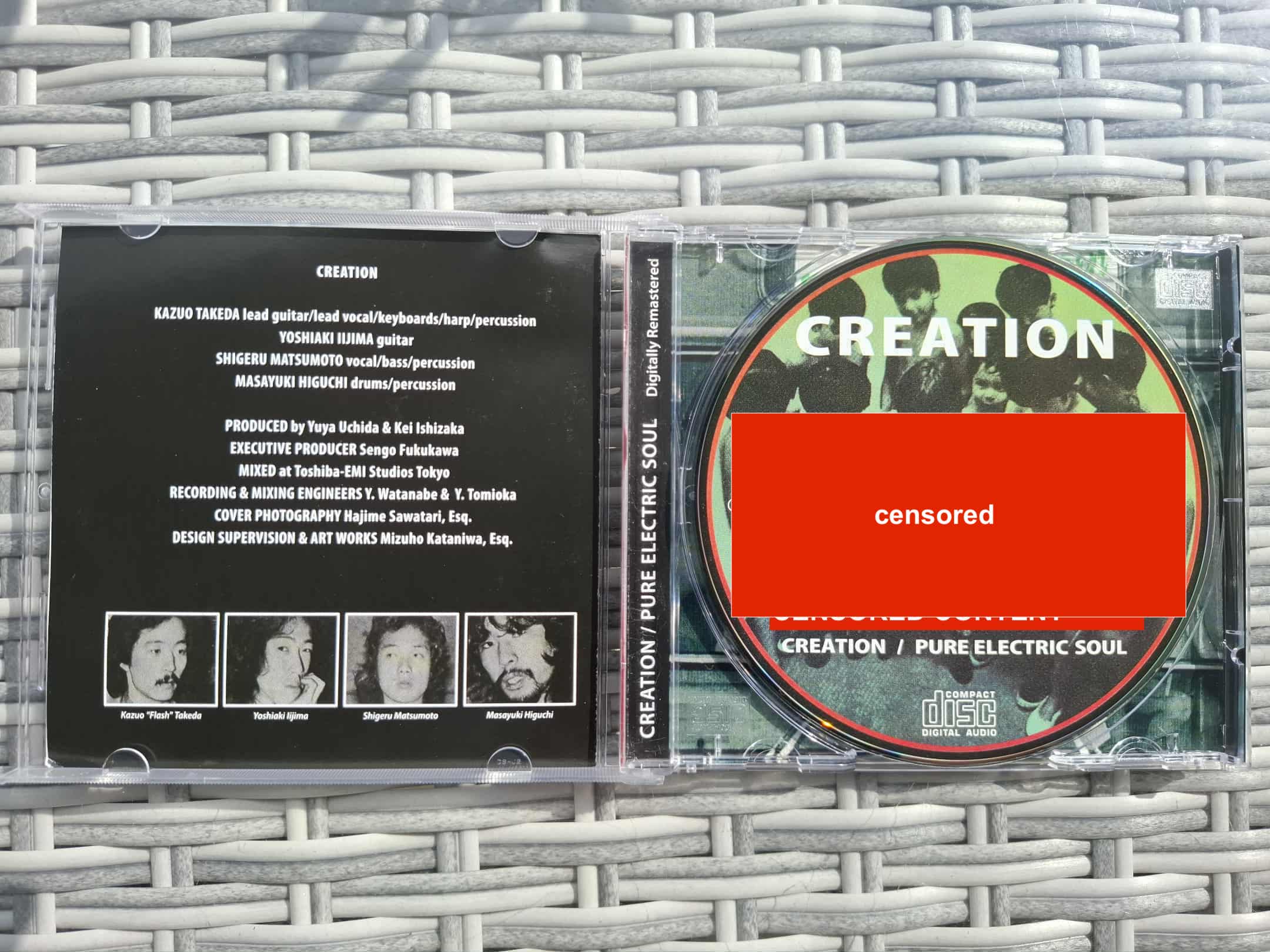 Creation "Creation + Pure Electric Soul" 2in1 CD (70's Japan prog)