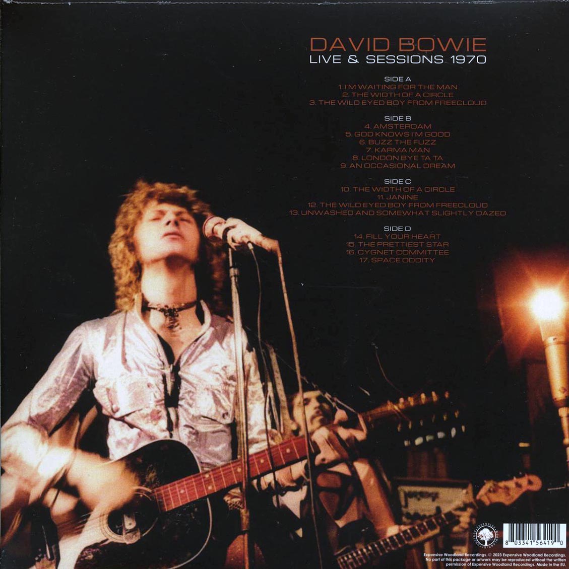David Bowie "Live & Sessions 1970" 2LP