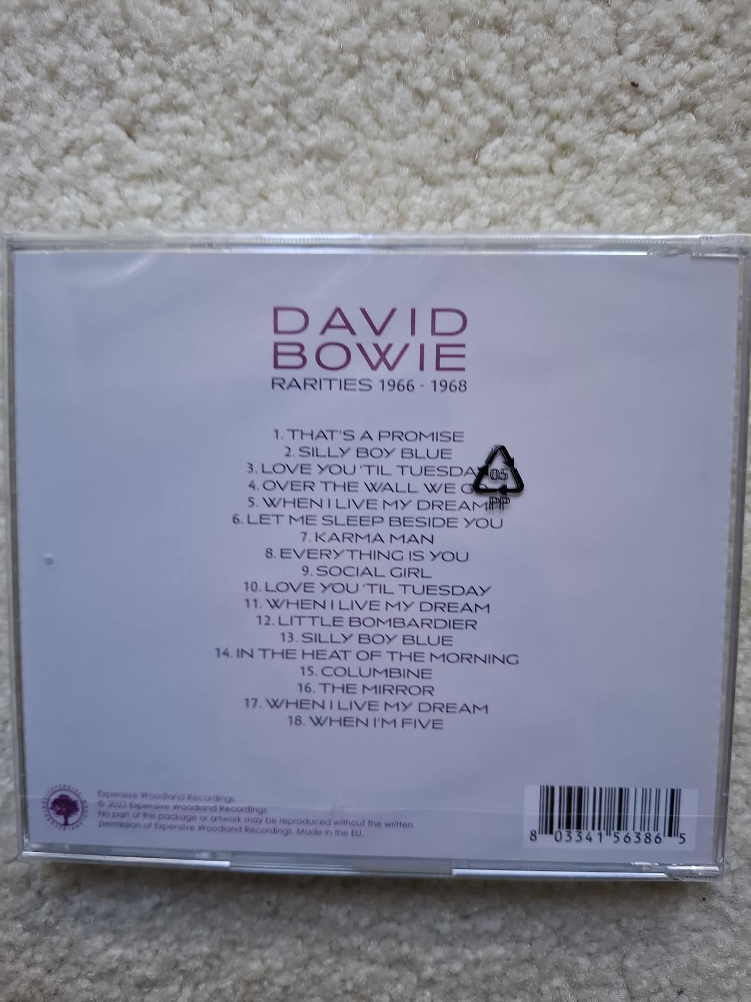 David Bowie - Rarities 1966 - 1968 (CD)