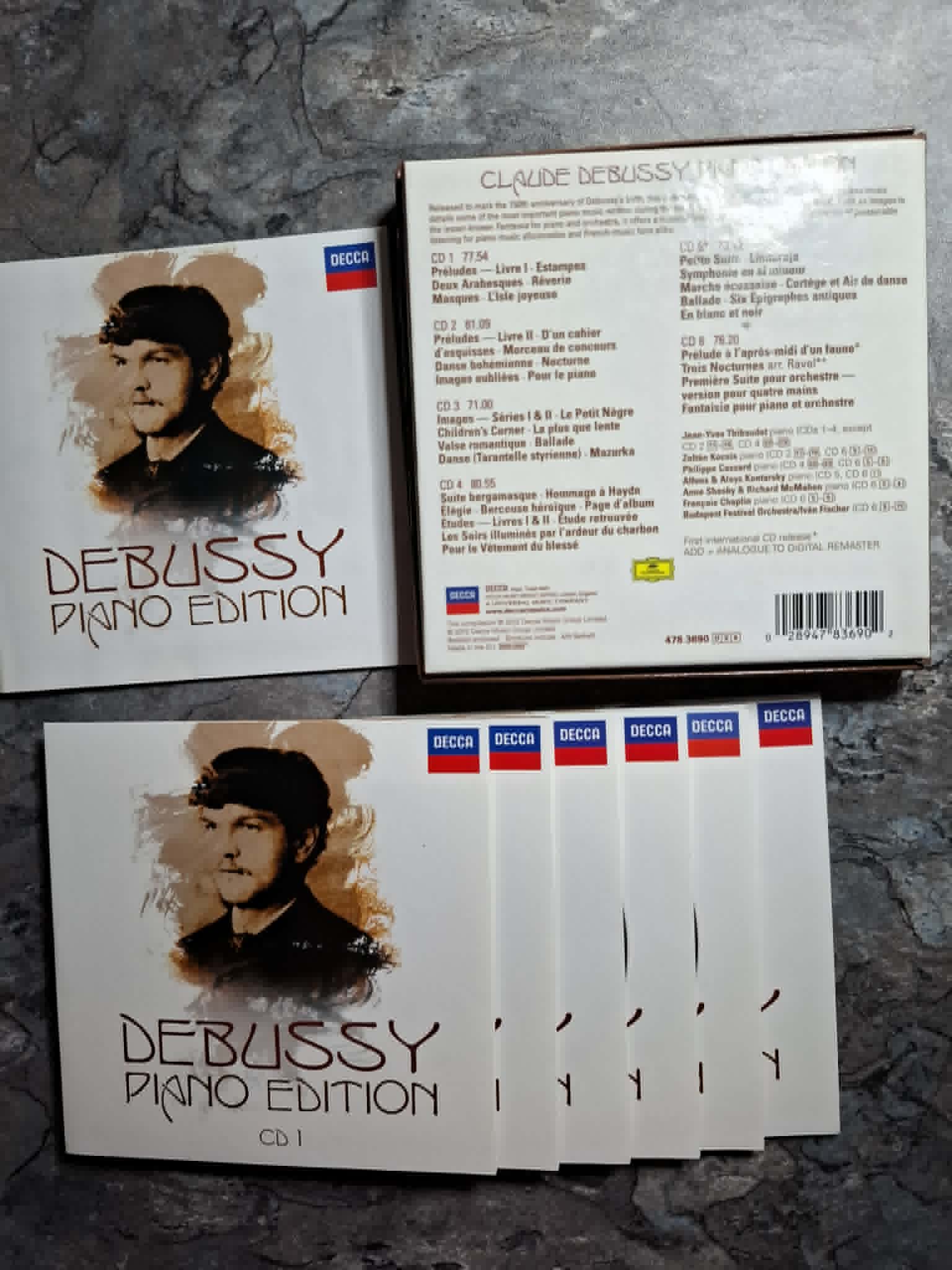 Debussy Piano Edition (6CD Box Set) Out Of Print