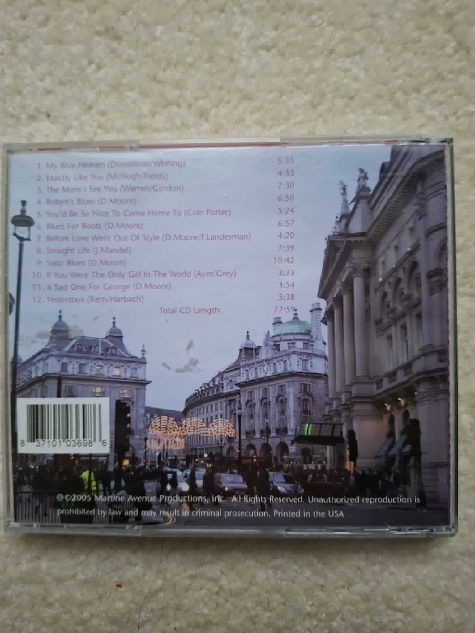Dudley Moore Trio "Jazz, Blues & Moore" CD