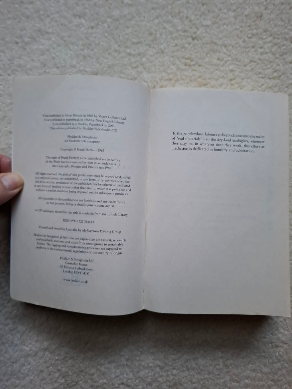 Frank Herbert - Dune (2021 edition)