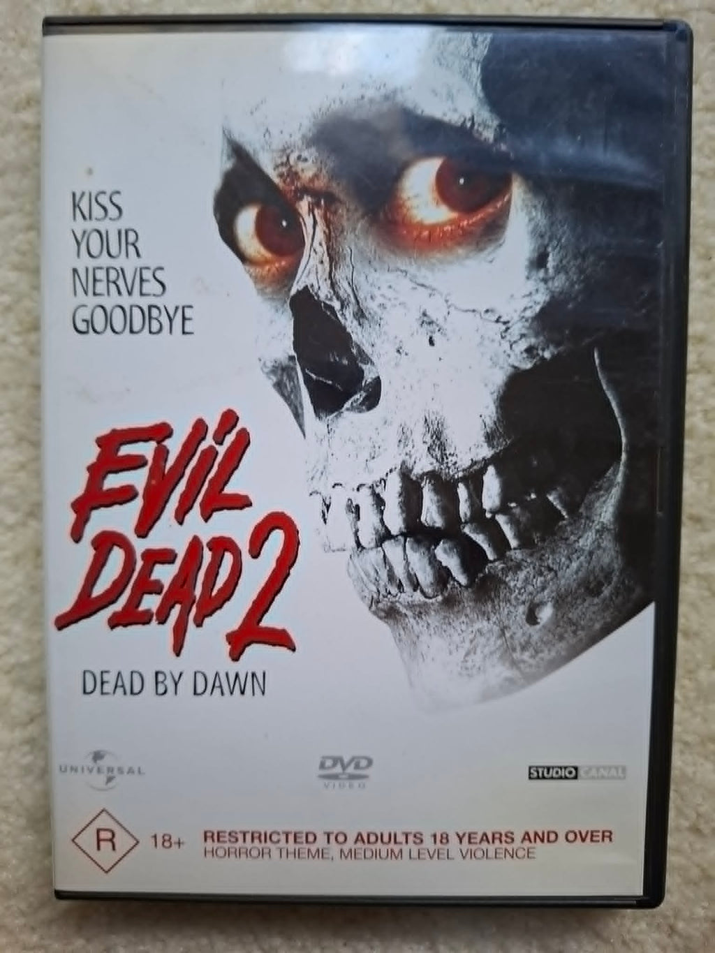 Evil Dead 2 DVD (Bruce Campbell) 1987