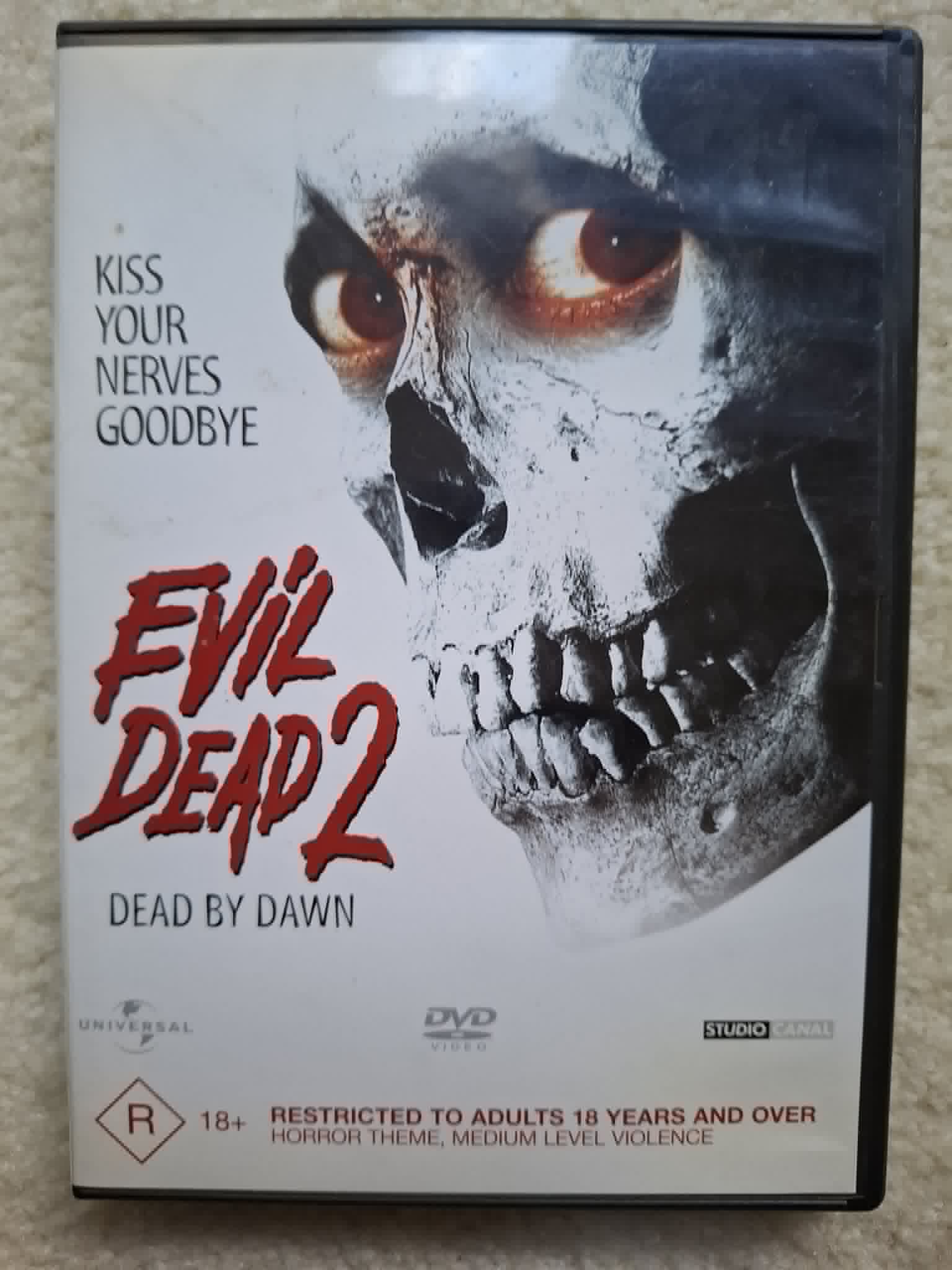 Evil Dead 2 DVD (Bruce Campbell) 1987