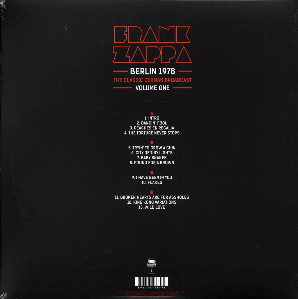 Frank Zappa - Berlin 1978 Volume 1 (2LP)