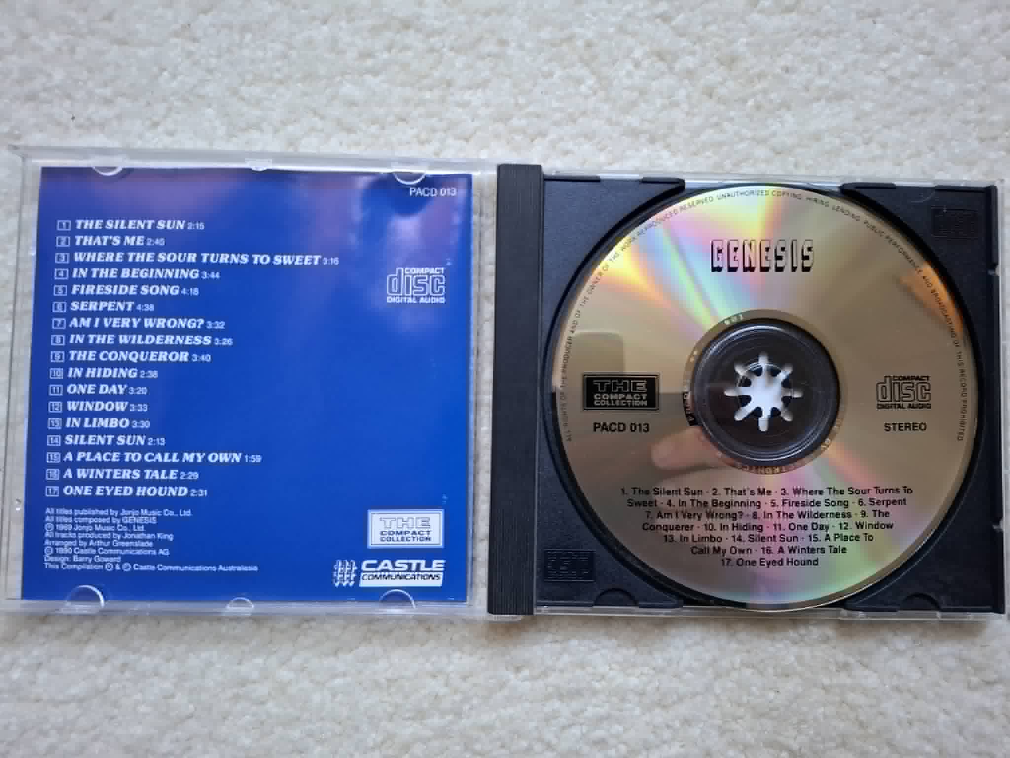 Genesis "The Compact Collection" CD. (1969 album)