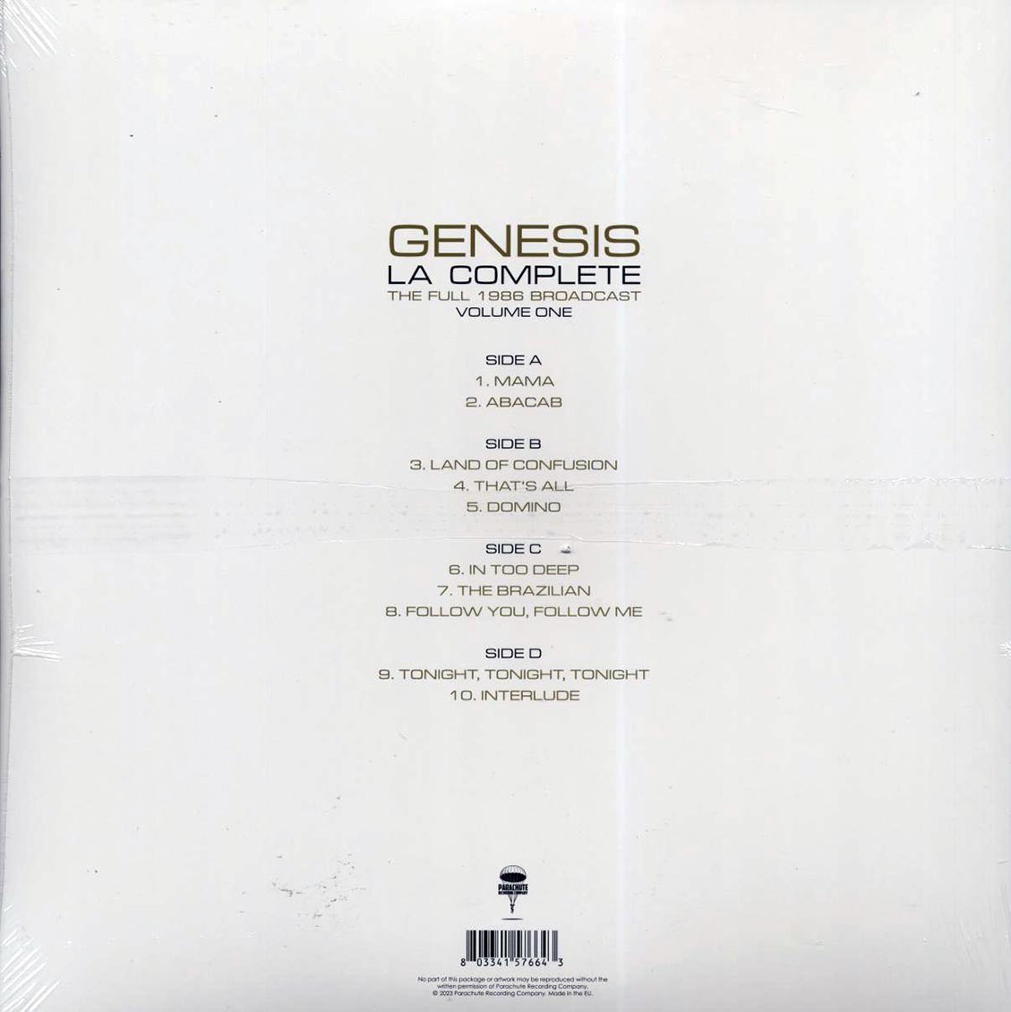 Genesis - LA Complete Volume 1: The Full 1986 Broadcast (2LP)