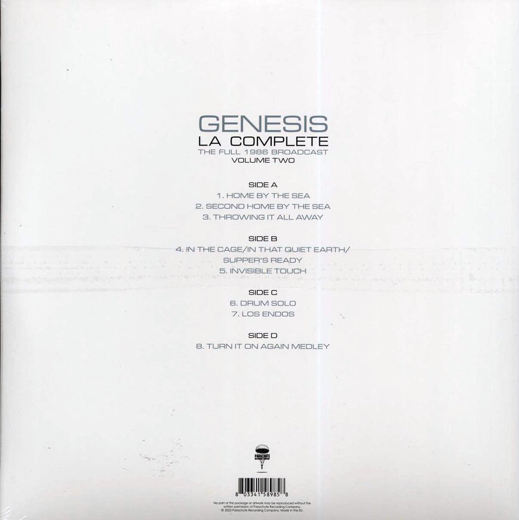 Genesis - LA Complete Volume 2: The Full 1986 Broadcast (2LP)