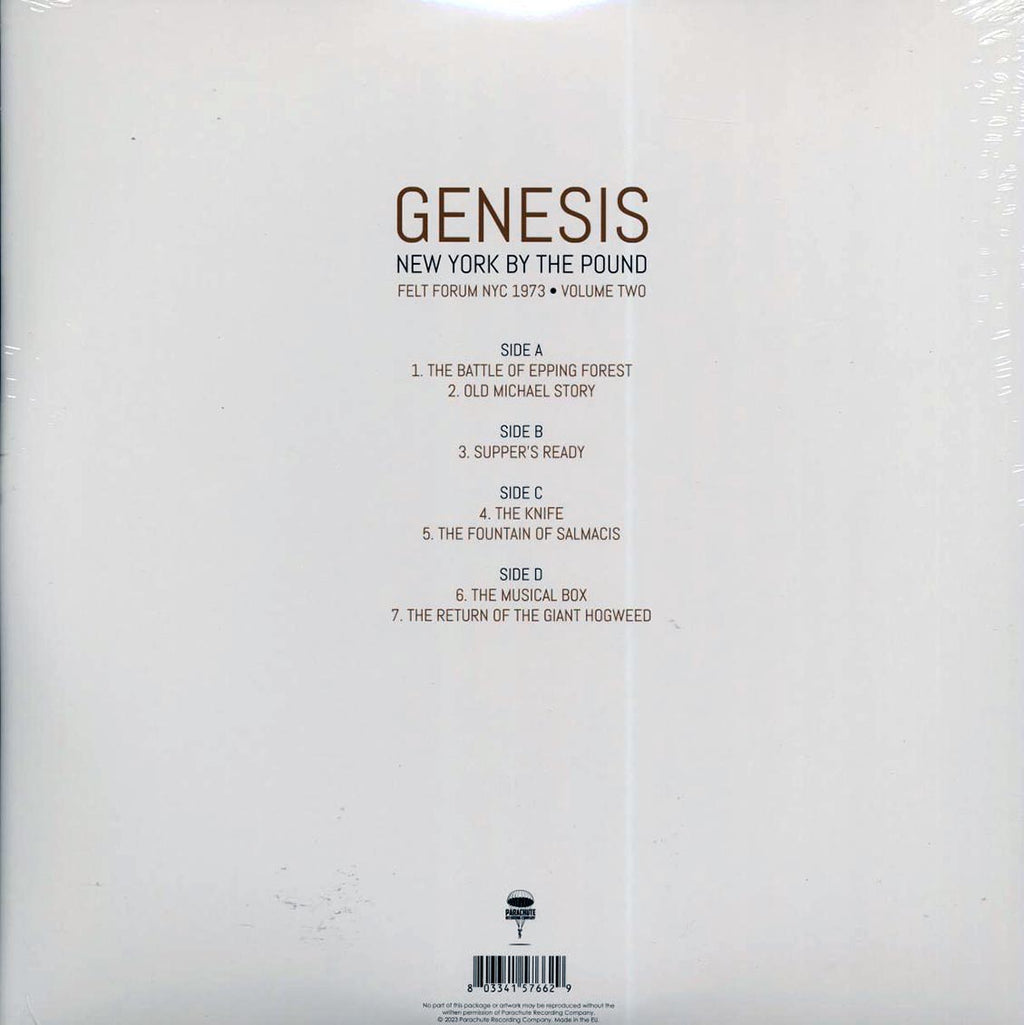 Genesis - New York By The Pound Volume 2: NYC 1973 (2LP)