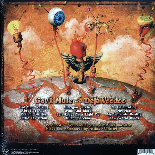 Gov't Mule - Deja Voodoo (2LP) Ltd Ed Red Vinyl