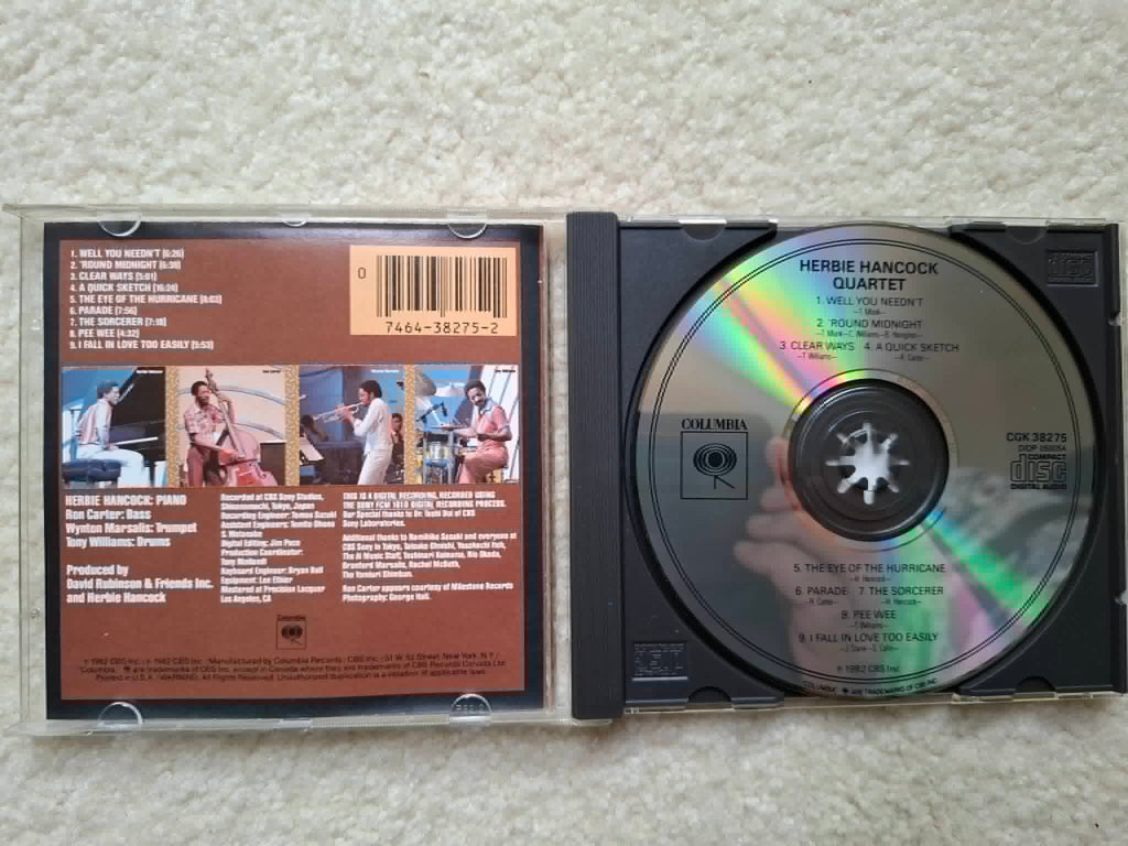 Herbie Hancock Quartet 2 in 1 CD Wynton Marsalis 1982