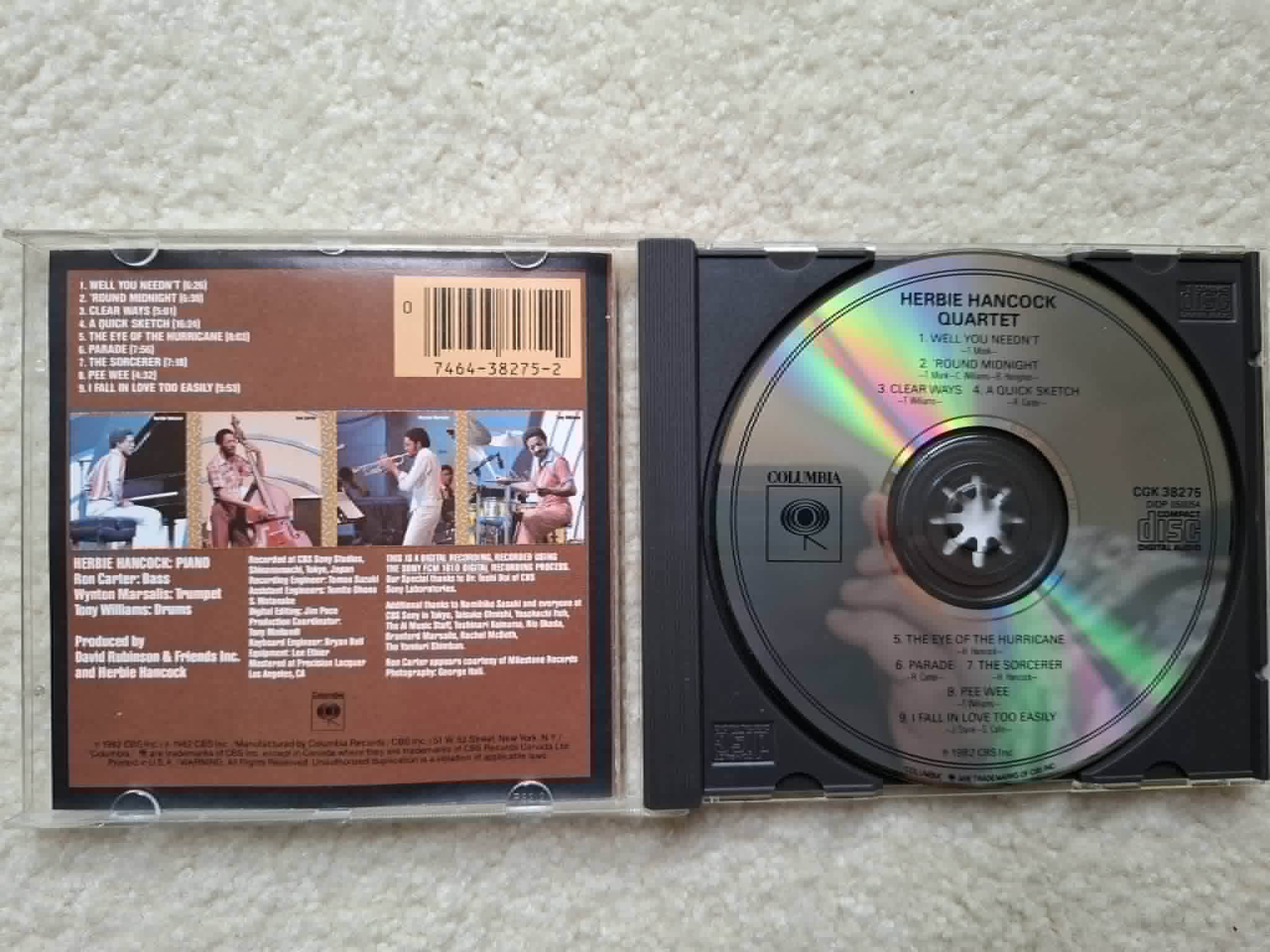 Herbie Hancock Quartet 2 in 1 CD Wynton Marsalis 1982