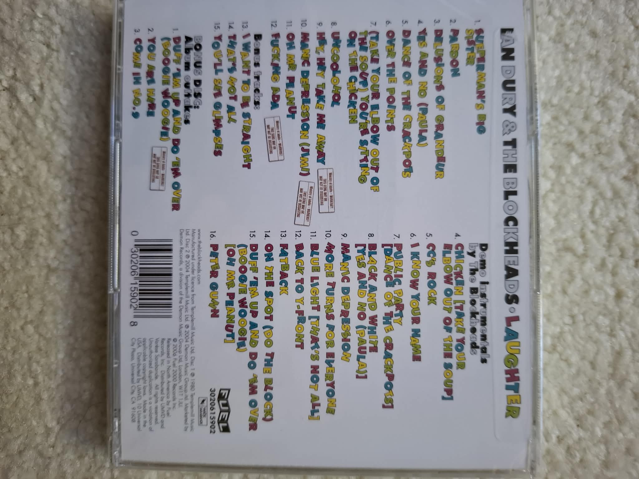 Ian Dury & The Blockheads - Laughter Ltd Ed 2CD
