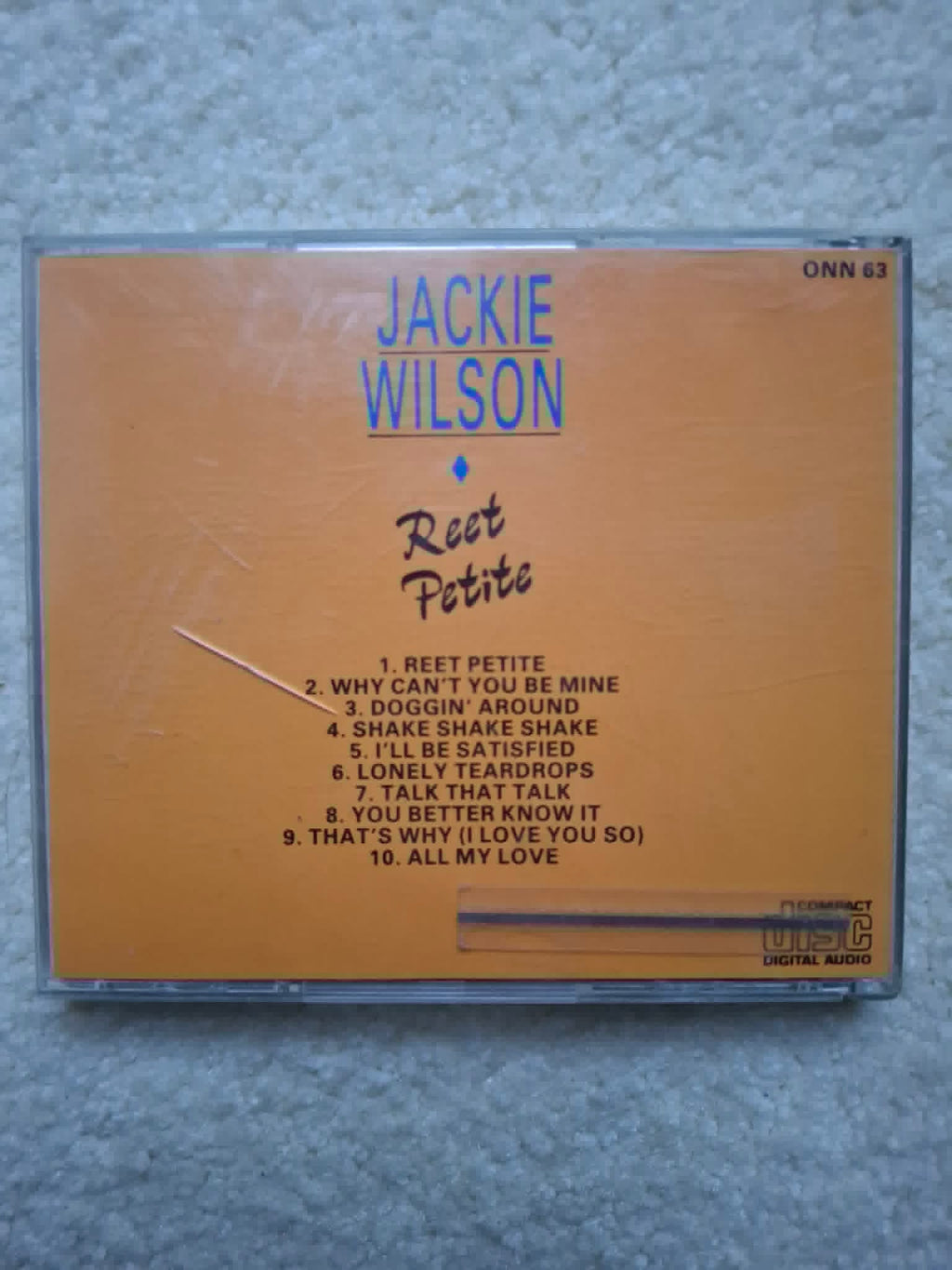 Jackie Wilson "Reet Petite" CD (60's Soul/R&B)