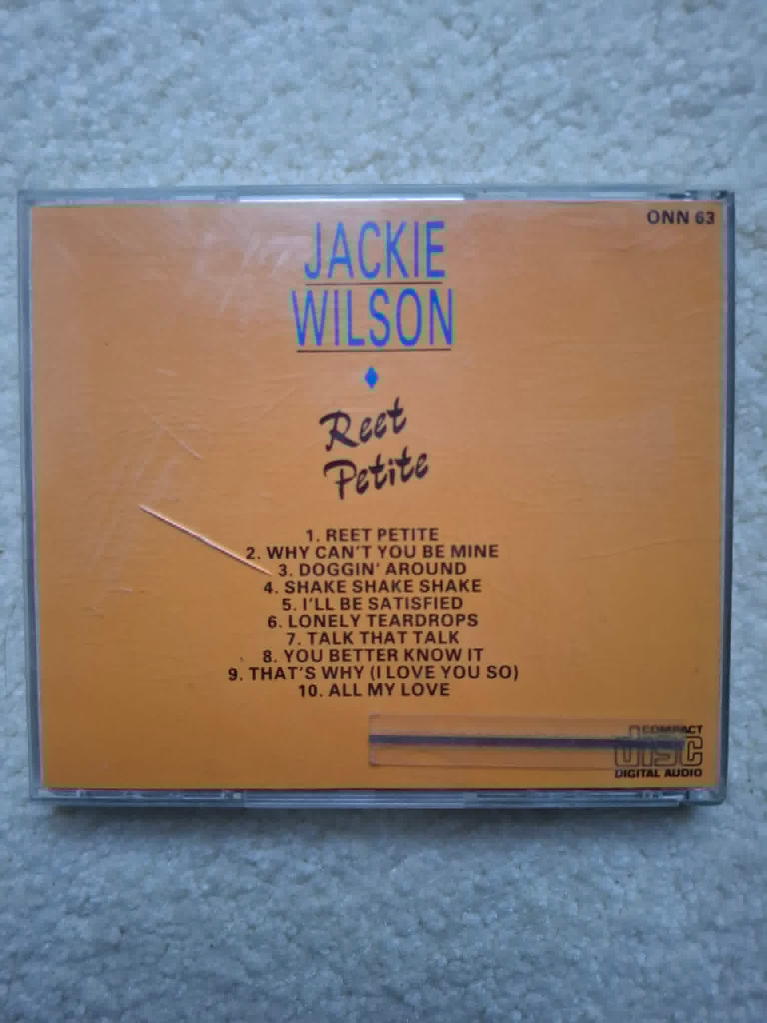 Jackie Wilson "Reet Petite" CD (60's Soul/R&B)