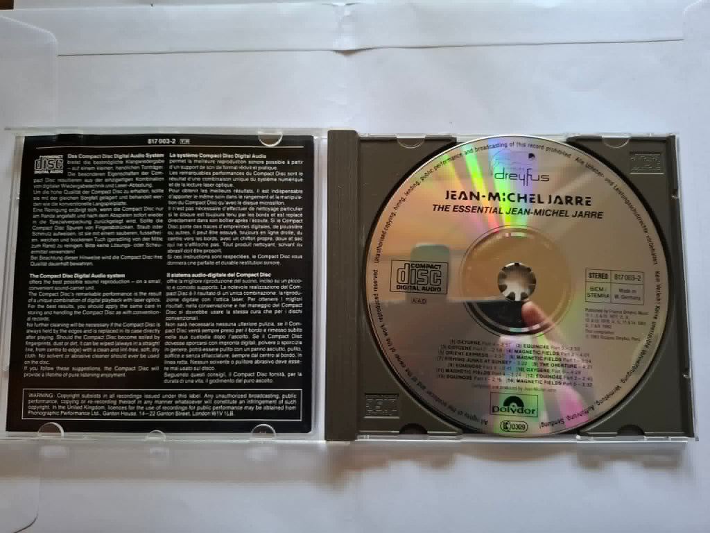 Jean Michel Jarre "Essential" CD 1983