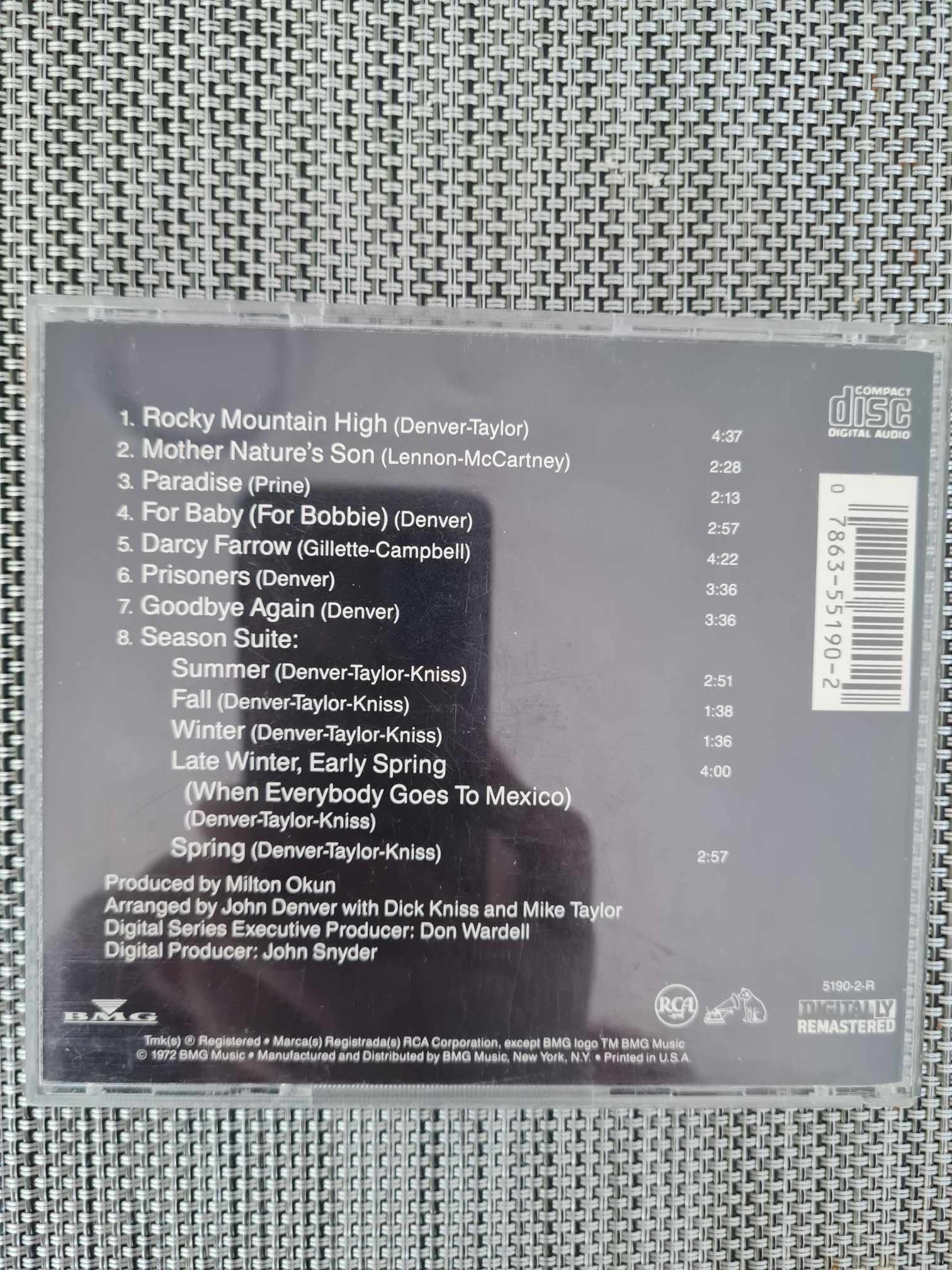 John Denver "Rocky Mountain High" CD 1972