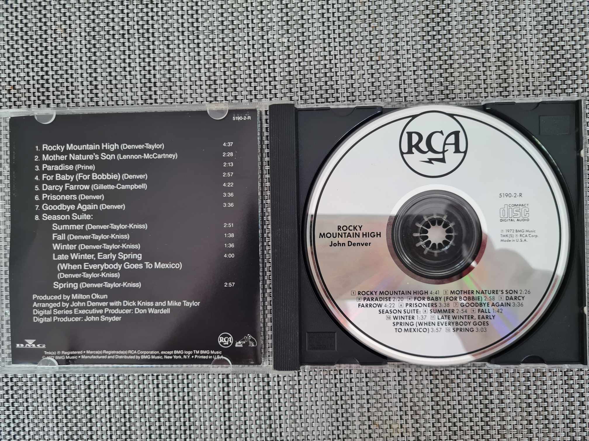 John Denver "Rocky Mountain High" CD 1972