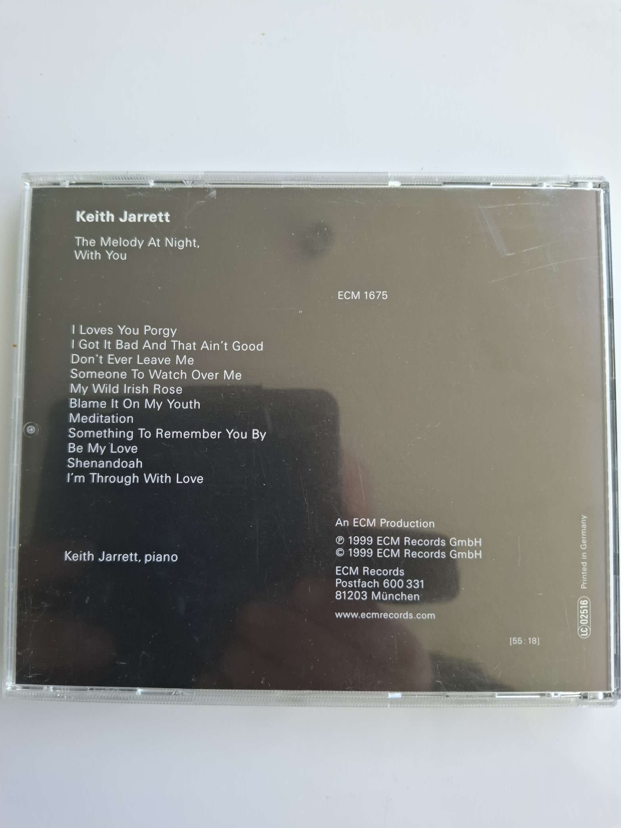 Keith Jarrett "The Melody At Night With You" CD Jazz