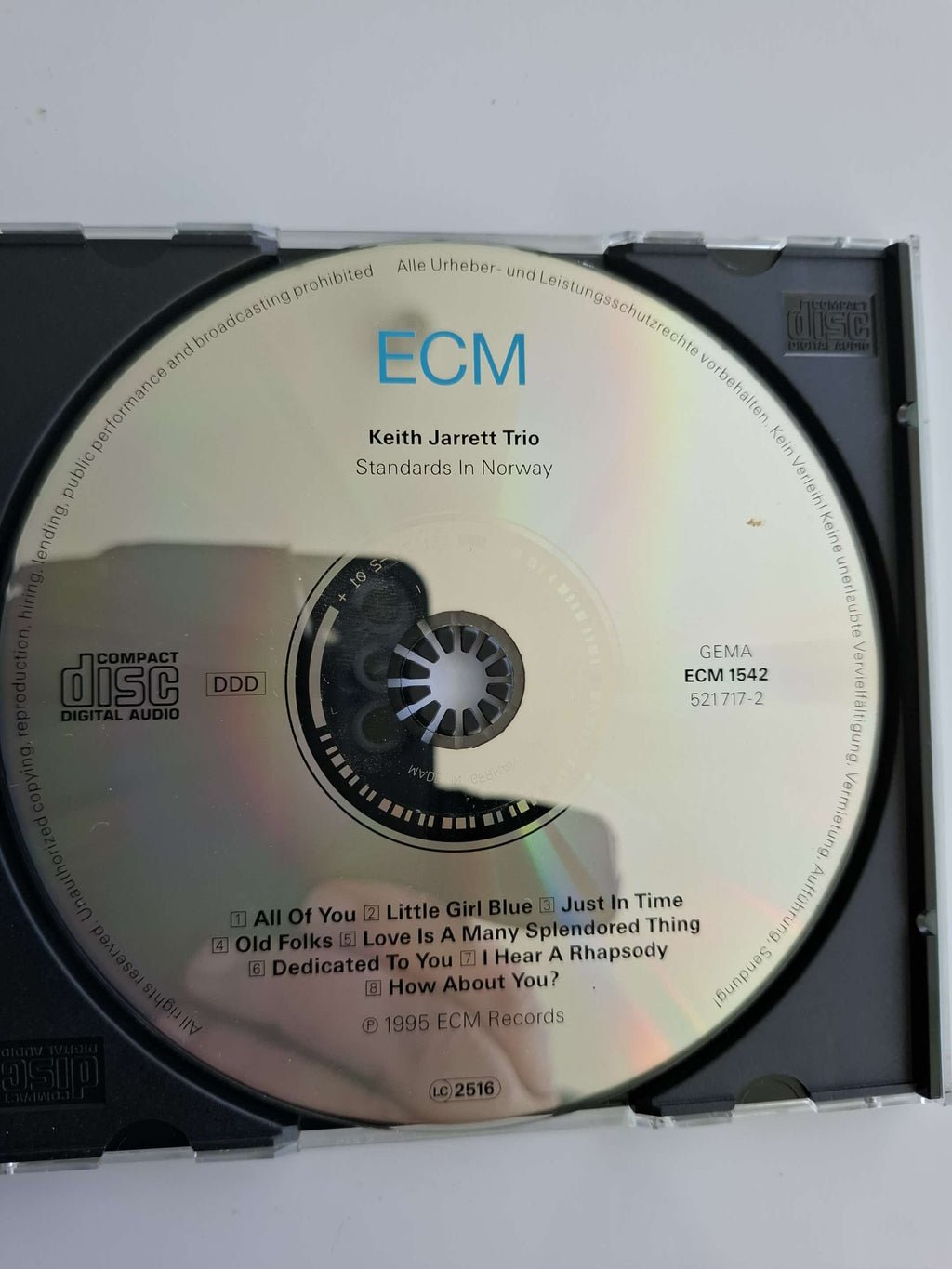 Keith Jarrett "Standards In Norway" CD Jazz (Jack De Johnnette)