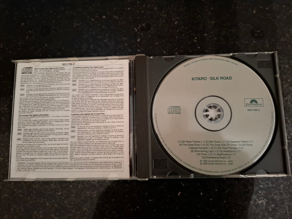 Kitaro "Silk Road" CD 1980 (ex Far East Family Band)