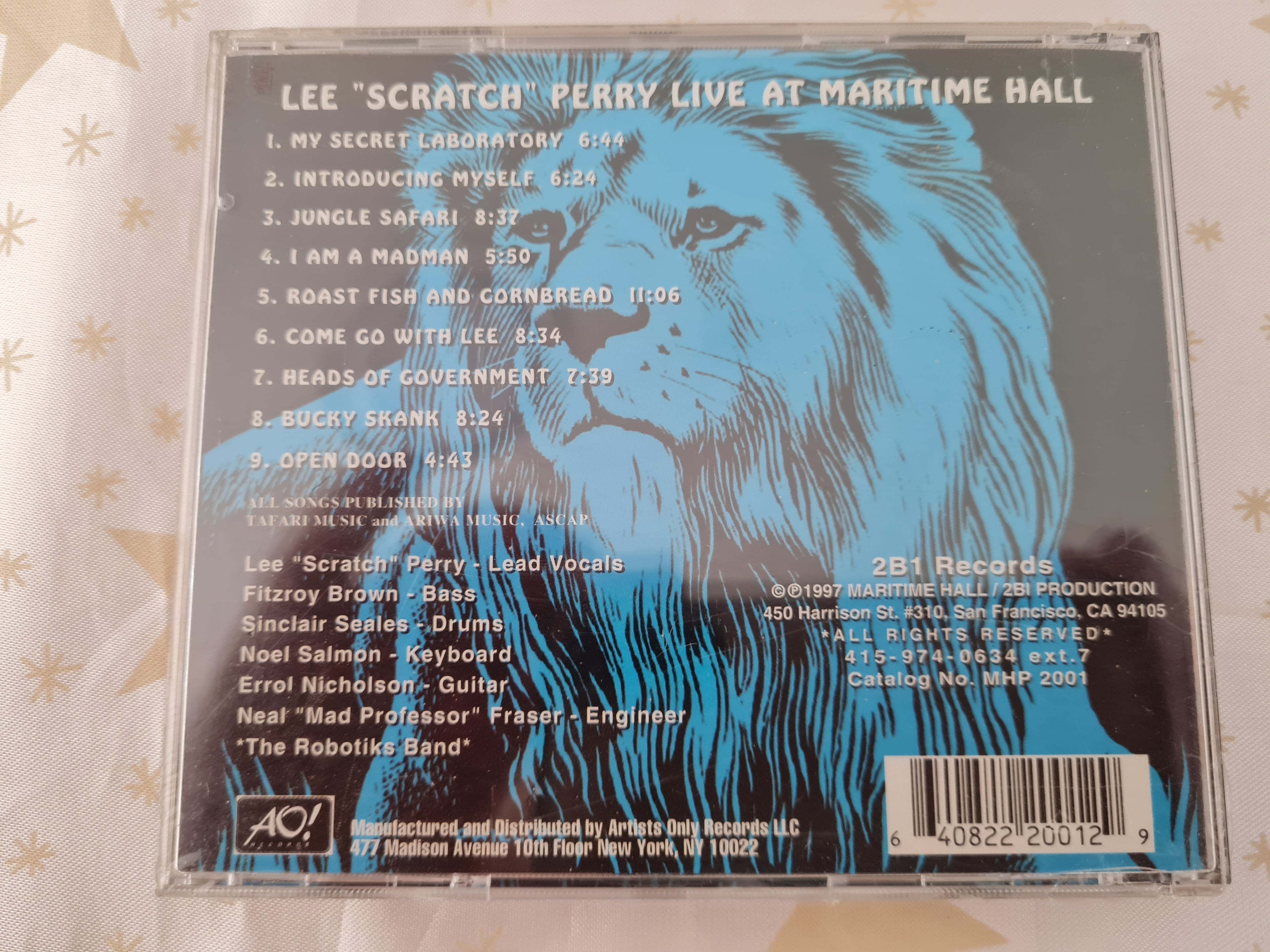 Lee "Scratch" Perry "Live At The Maritime" CD NEW 1997
