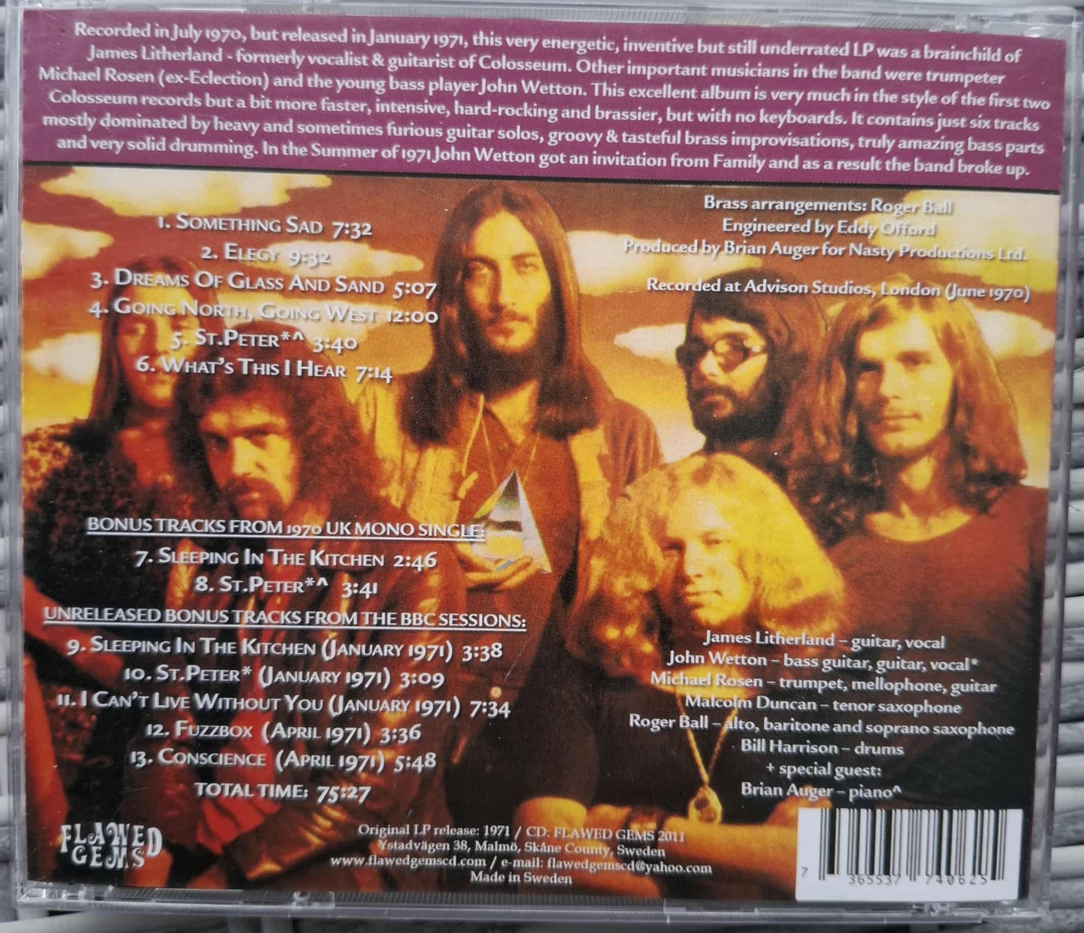 Mogol Thrash "Mogol Thrash" CD (John Wetton) 1971