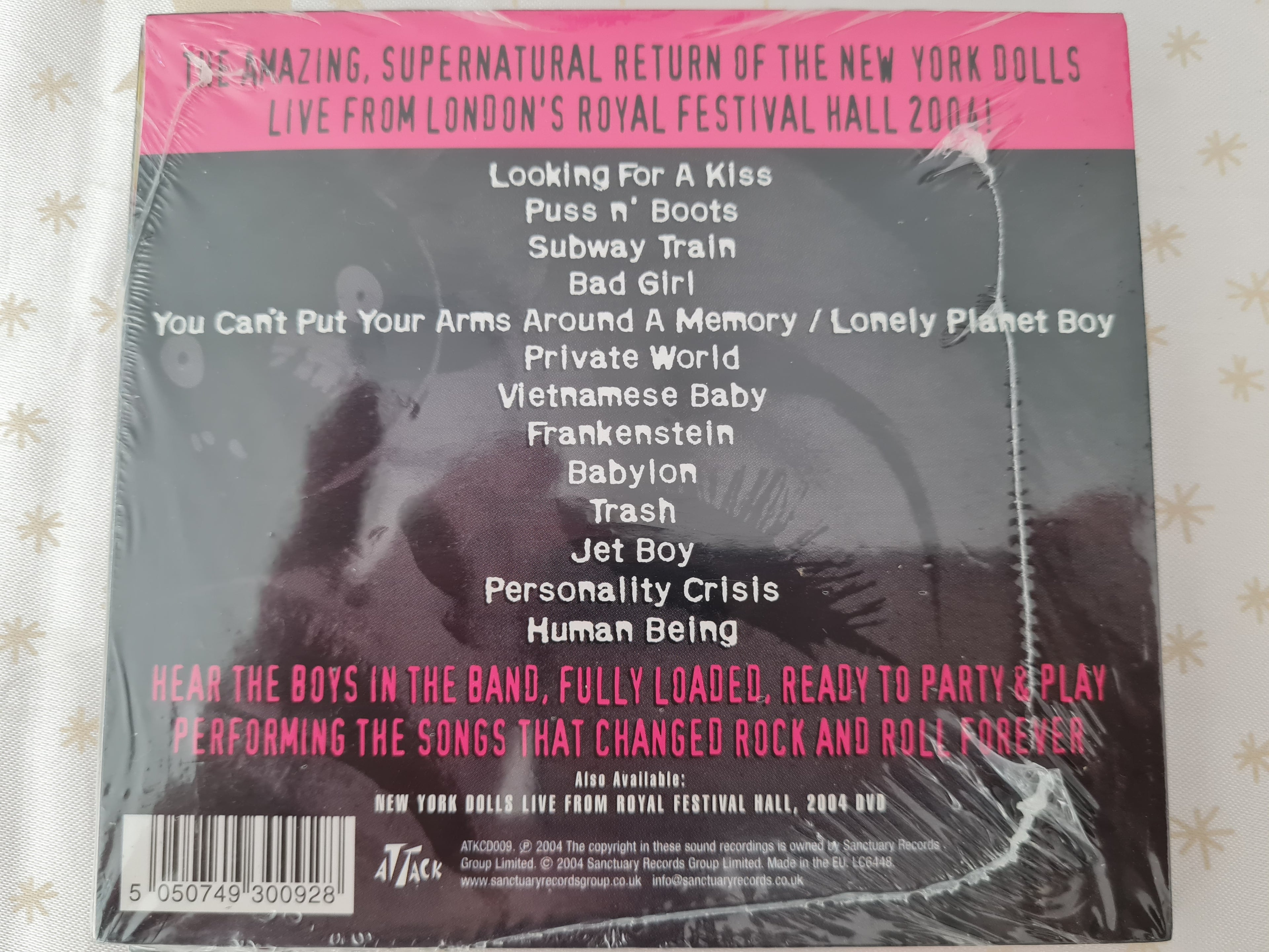 New York Dolls "Live From Royal Festival 2004" CD NEW