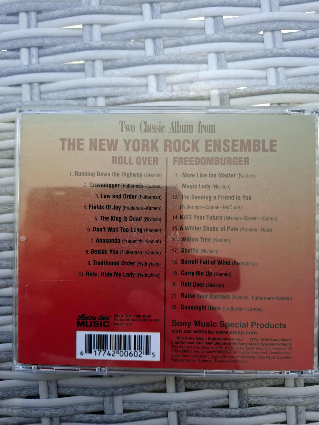 New York Rock Ensemble "Rollover + Freedomburger" 2in1 CD (70's psych)