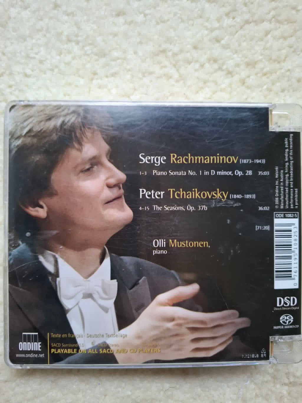 Olli Mustonen "Rachmaninov/Tchaikovsy) SACD