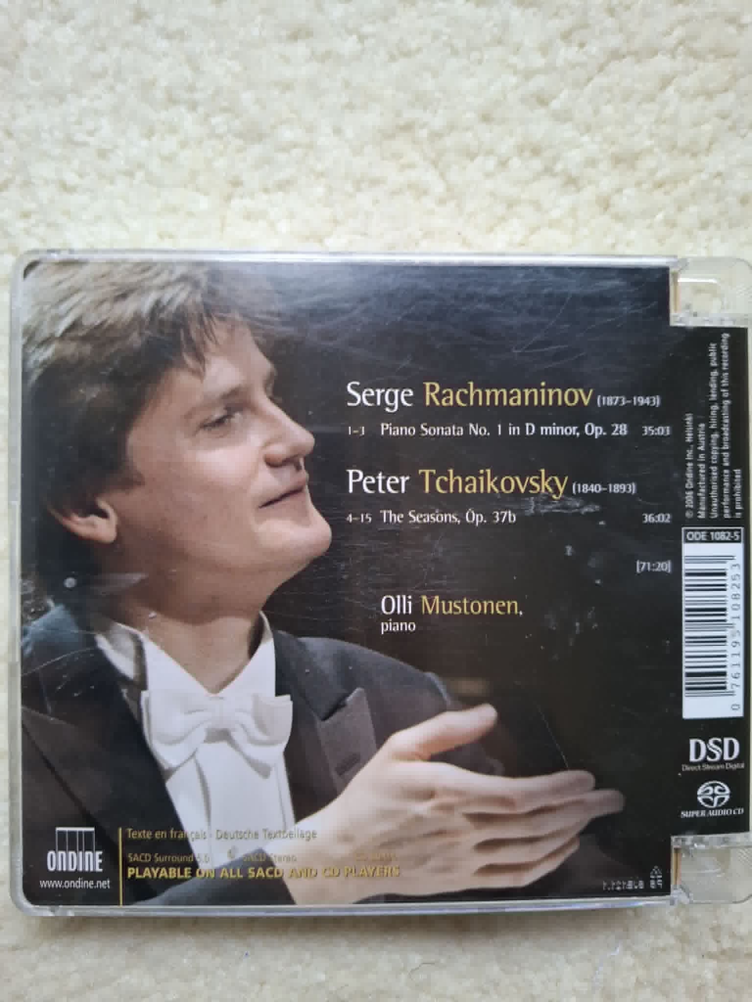 Olli Mustonen "Rachmaninov/Tchaikovsy) SACD