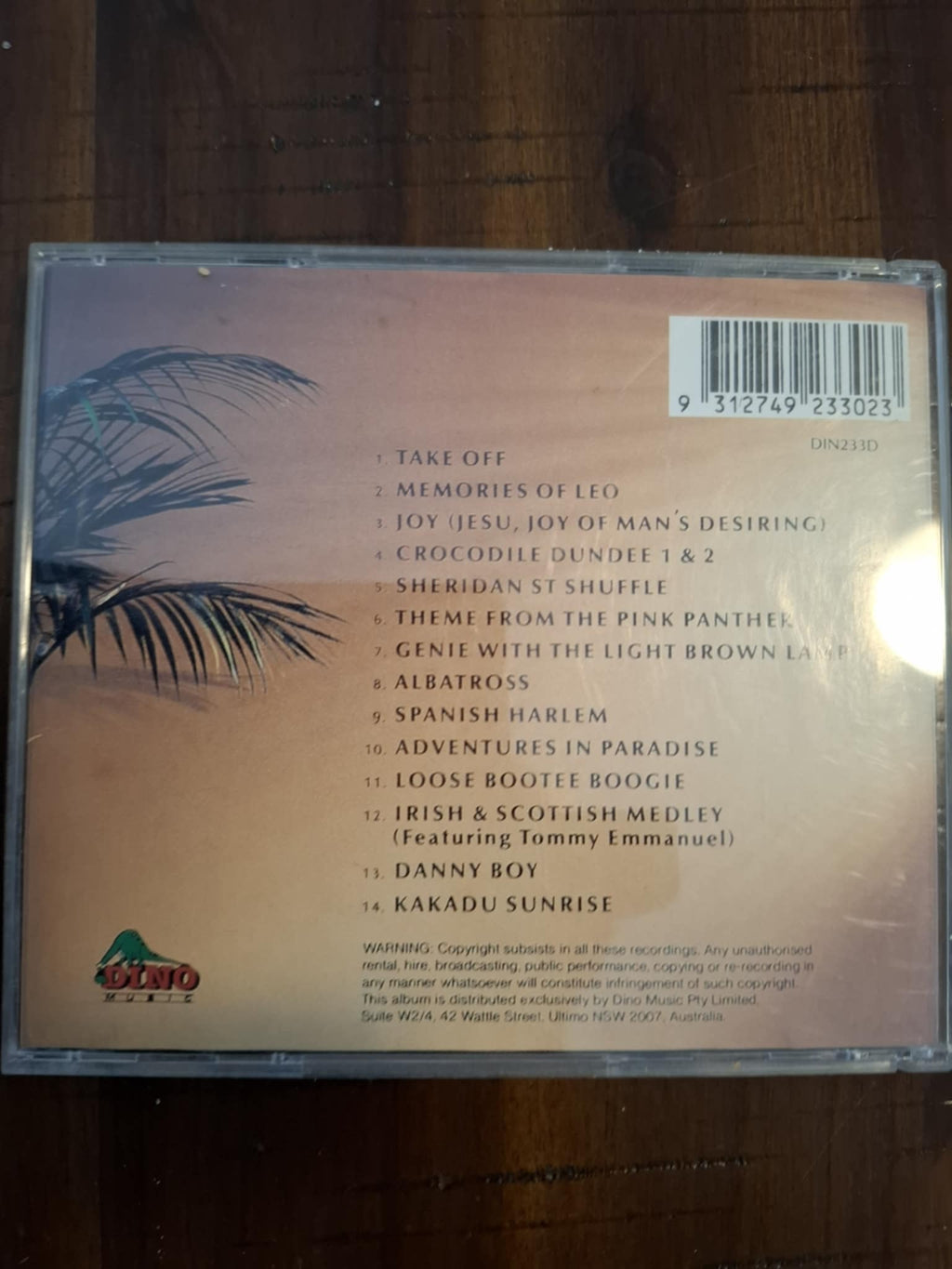 Phil Emmanuel "Kakadu Sunrise" CD 2007