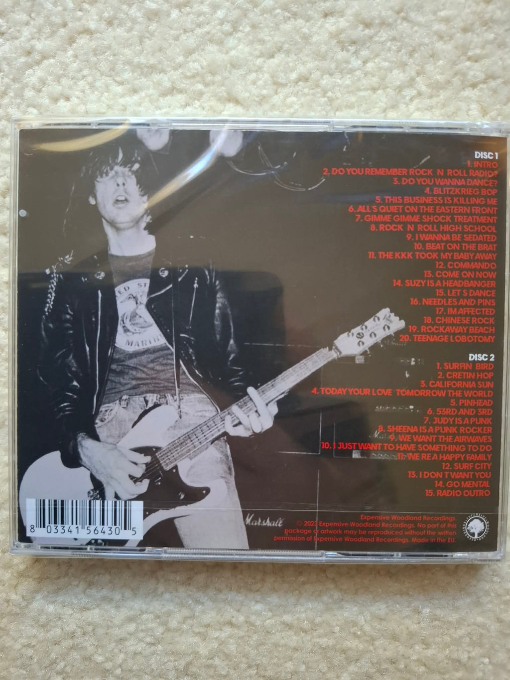 Ramones - Live Broadcast NY 1982 (2CD)