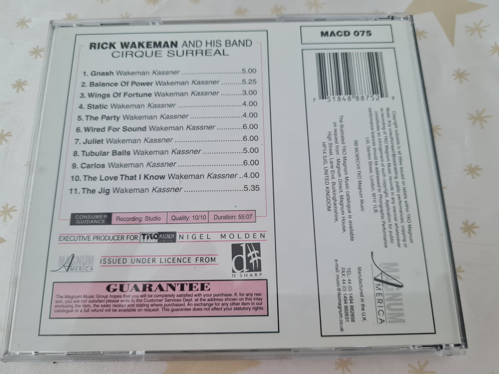 Rick Wakeman "Cirque Surreal" CD 1997