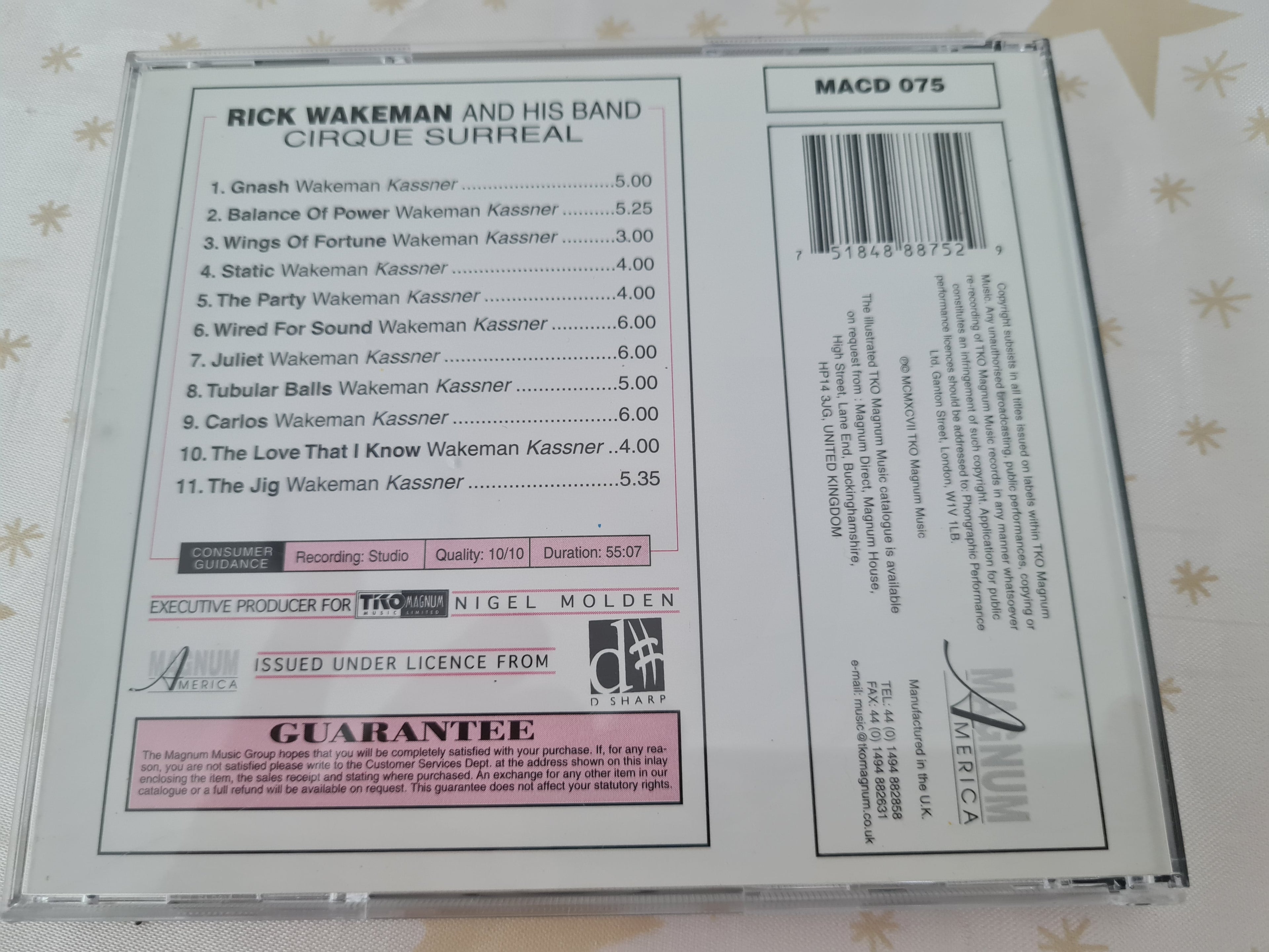 Rick Wakeman "Cirque Surreal" CD 1997