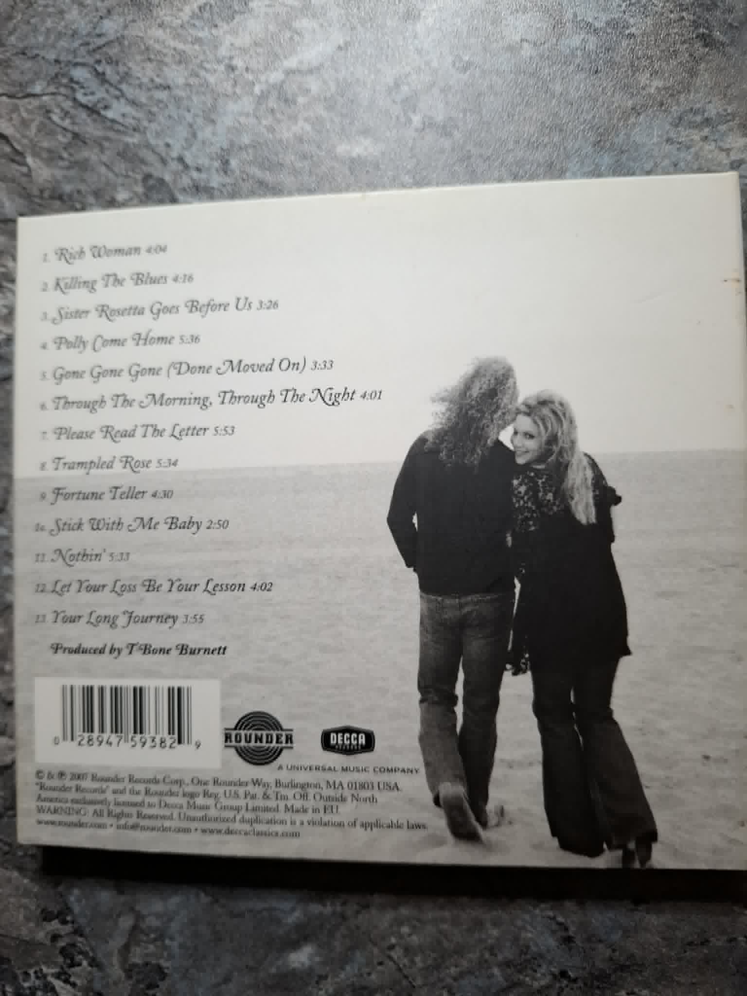 Robert Plant & Alison Krauss "Raising Sand" CD