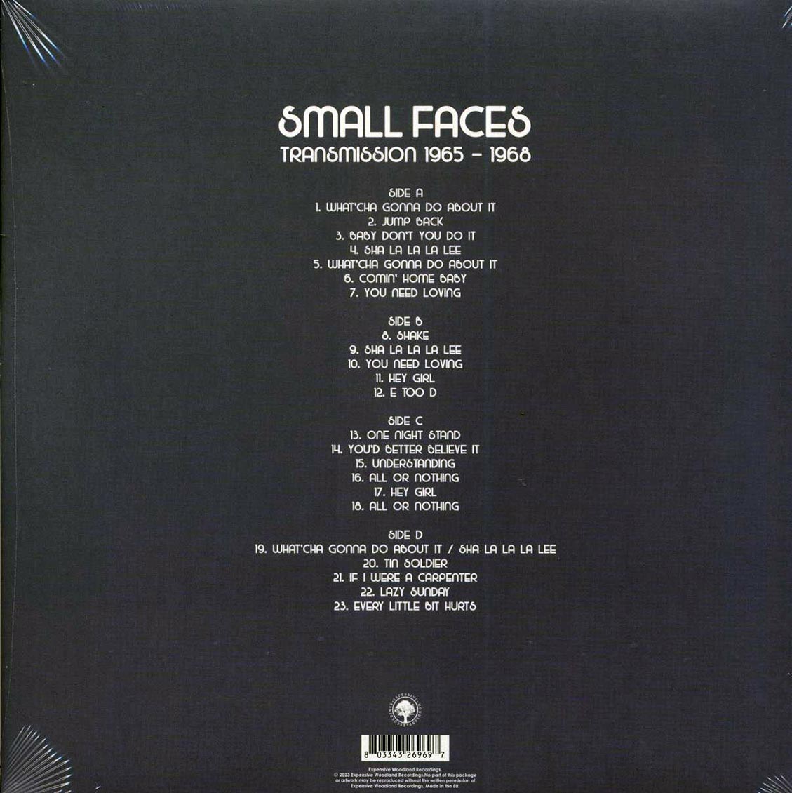 Small Faces "Transmissions 1965-66" 2LP