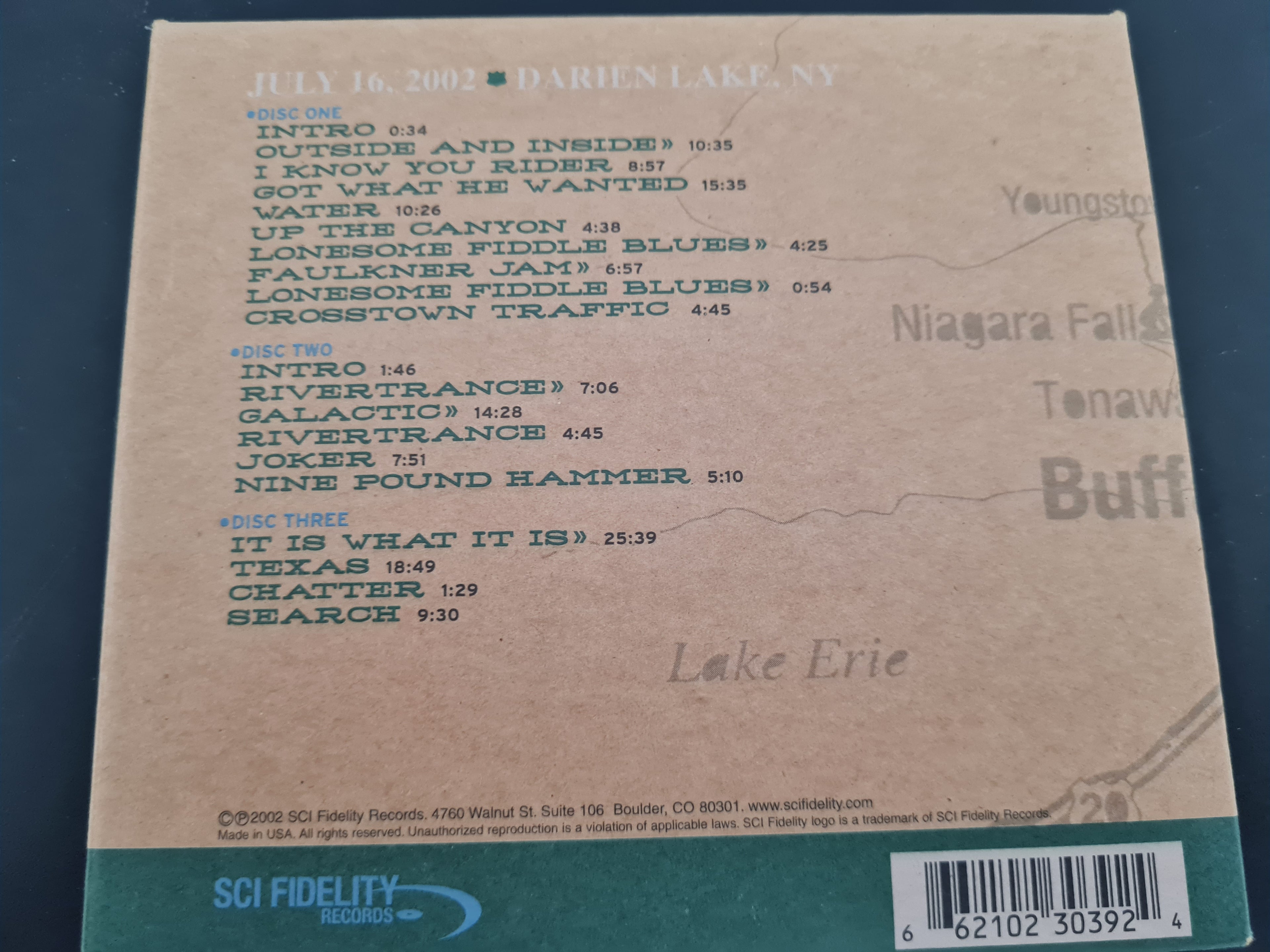 String Cheese Incident "On The Road Darebin 02" 3CD Live