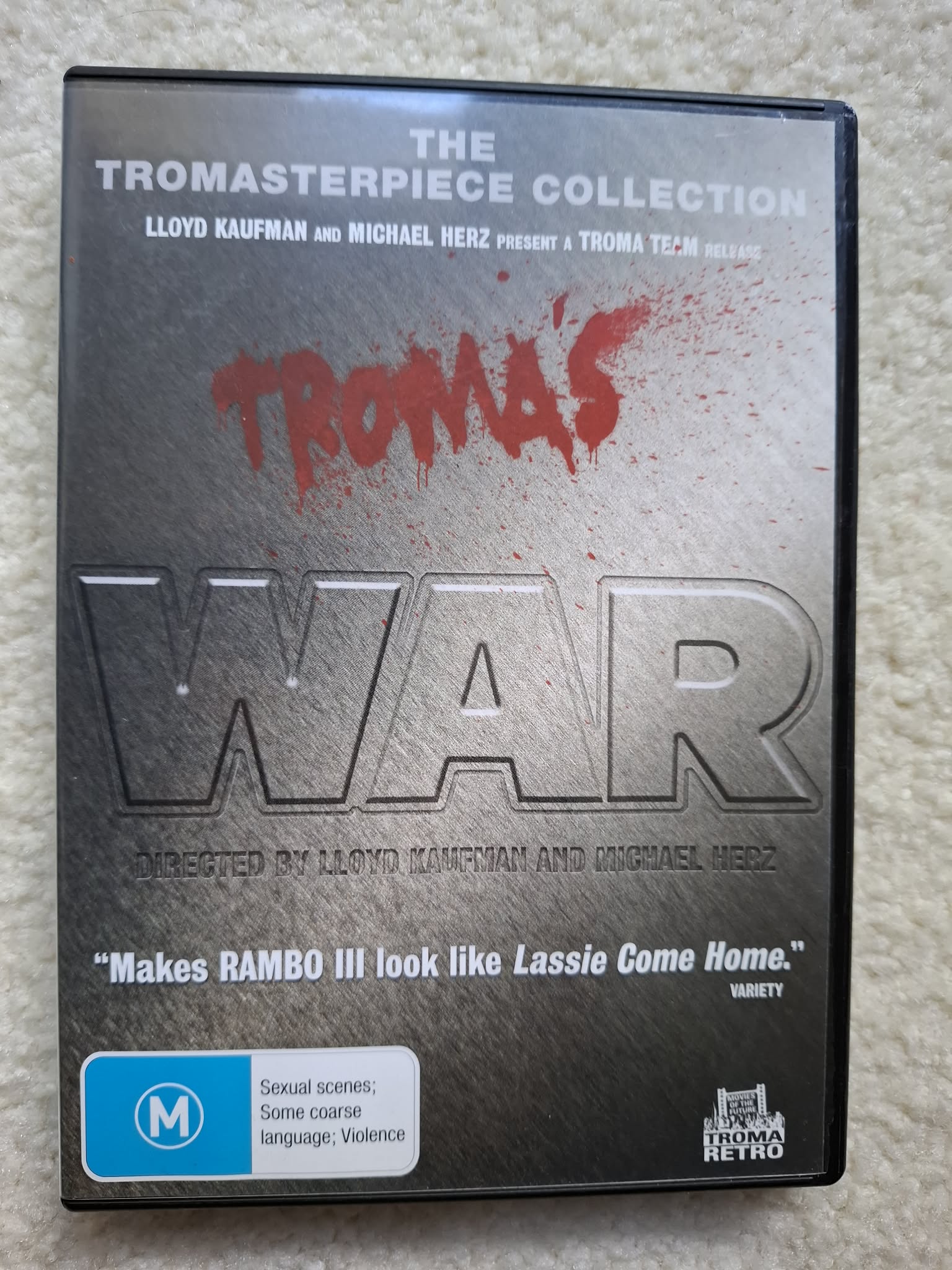 Troma's War DVD Lloyd Kaufman Cult Horror/Action
