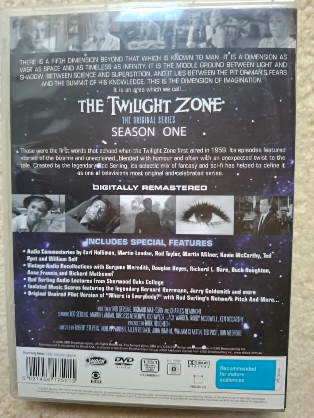 Twilight Zone - Original Series, Season 1 (6DVD) Near Mint